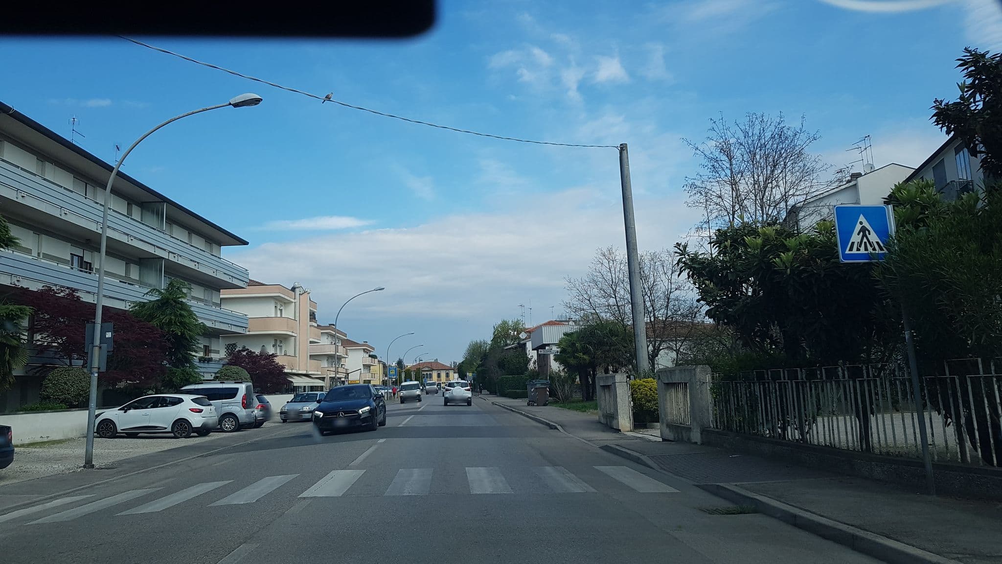 Street view near Albergo Cauccio, Rovigo — © lucamenini (CC BY-SA · Mapillary)
