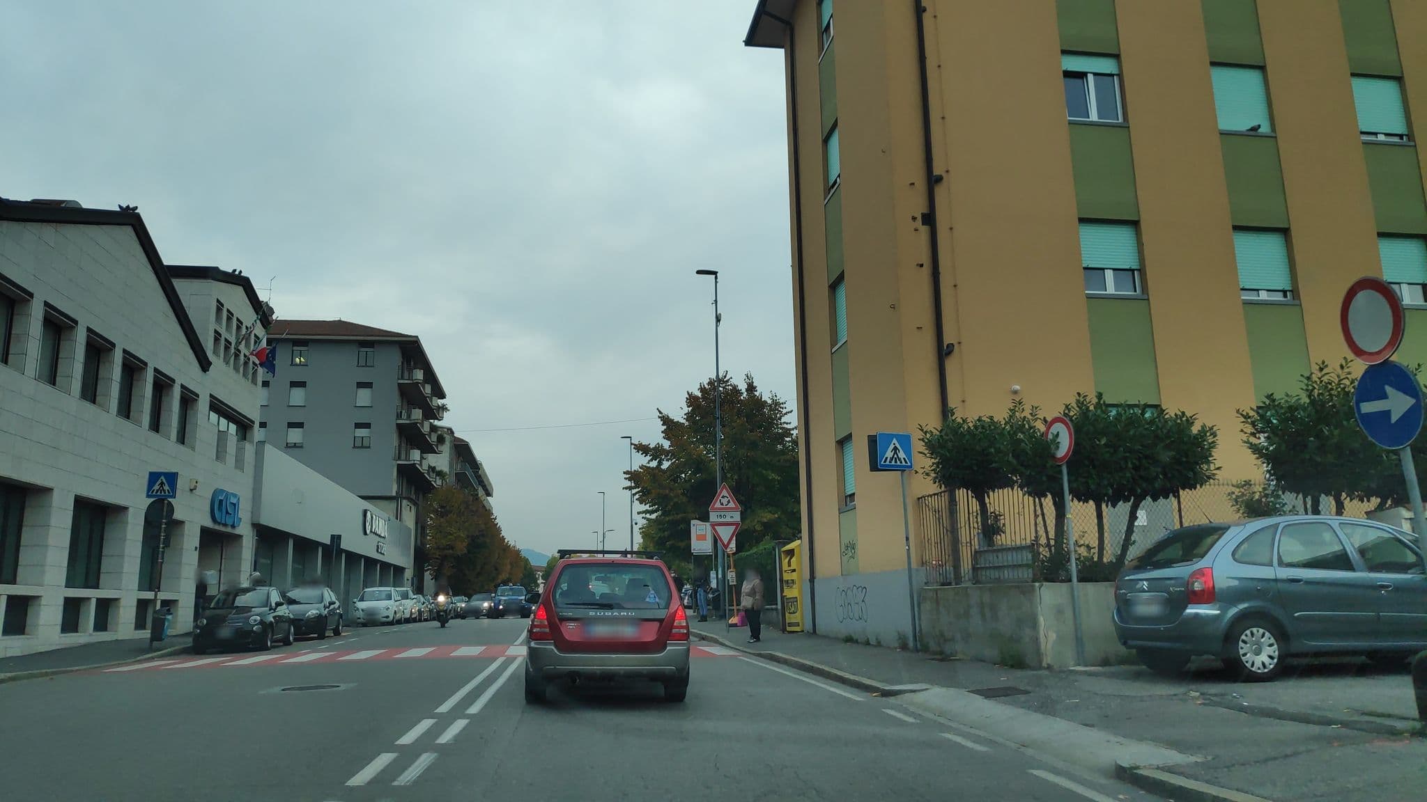 Street view near Nuovo Albergo Popolare NAP, Bergamo — © marcuscalabresus (CC BY-SA · Mapillary)