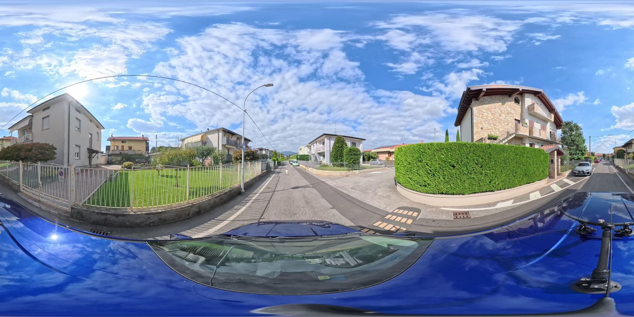 Street view near Hotel Maxim, Treviolo — © Polinomia (CC BY-SA · Mapillary)