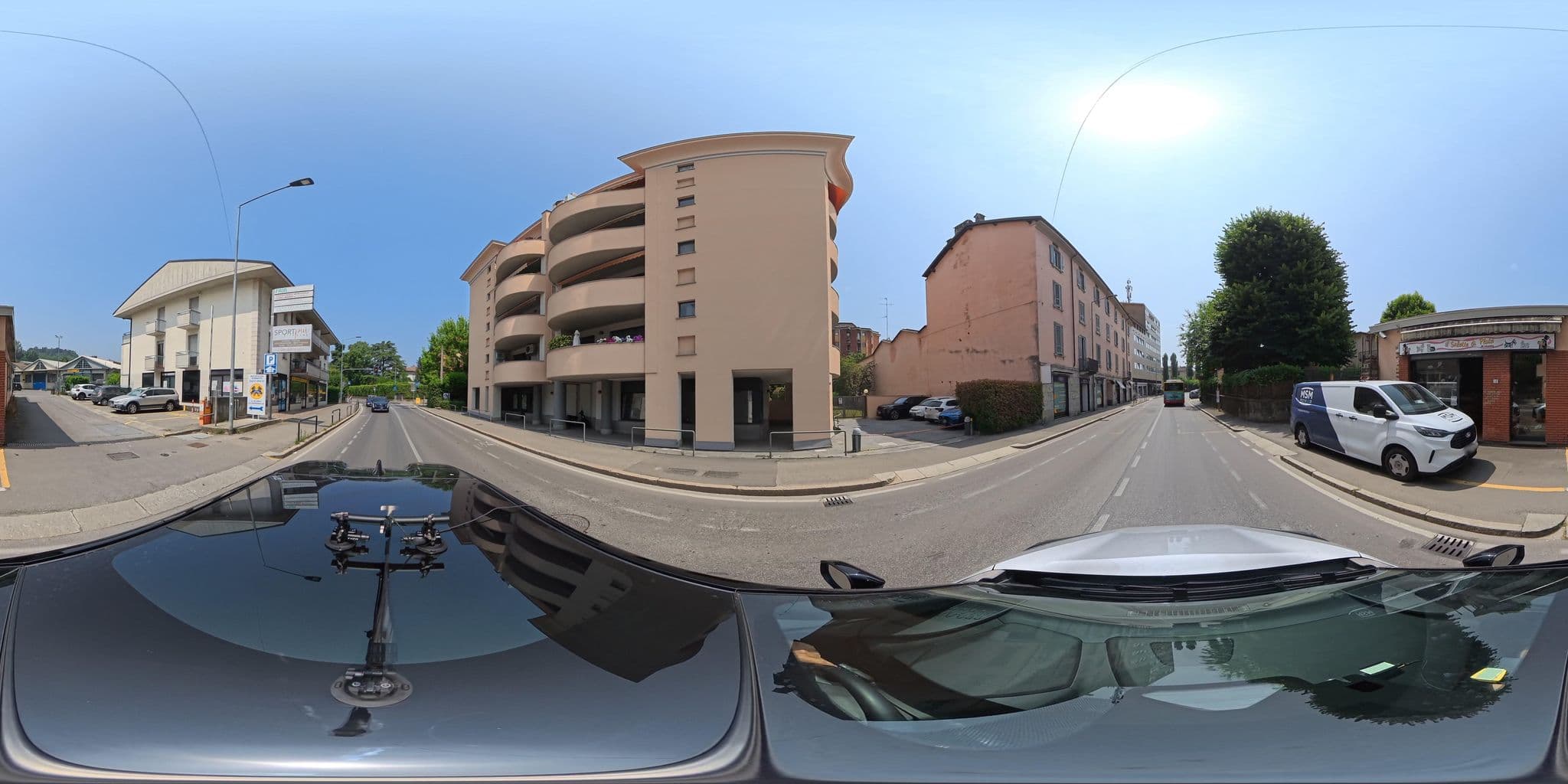 Street view near La Casa di Giusy, Bergamo — © Polinomia (CC BY-SA · Mapillary)