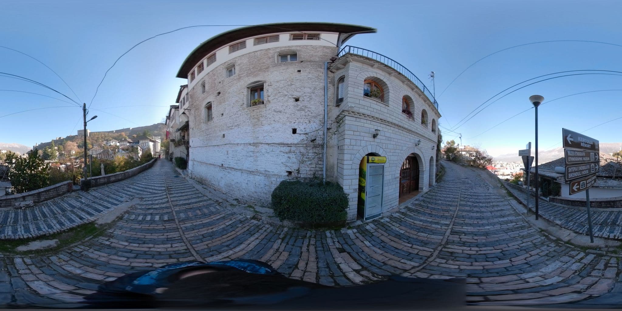Street view near Kotoni, Gjirokastër — © thodorisvakkas (CC BY-SA · Mapillary)