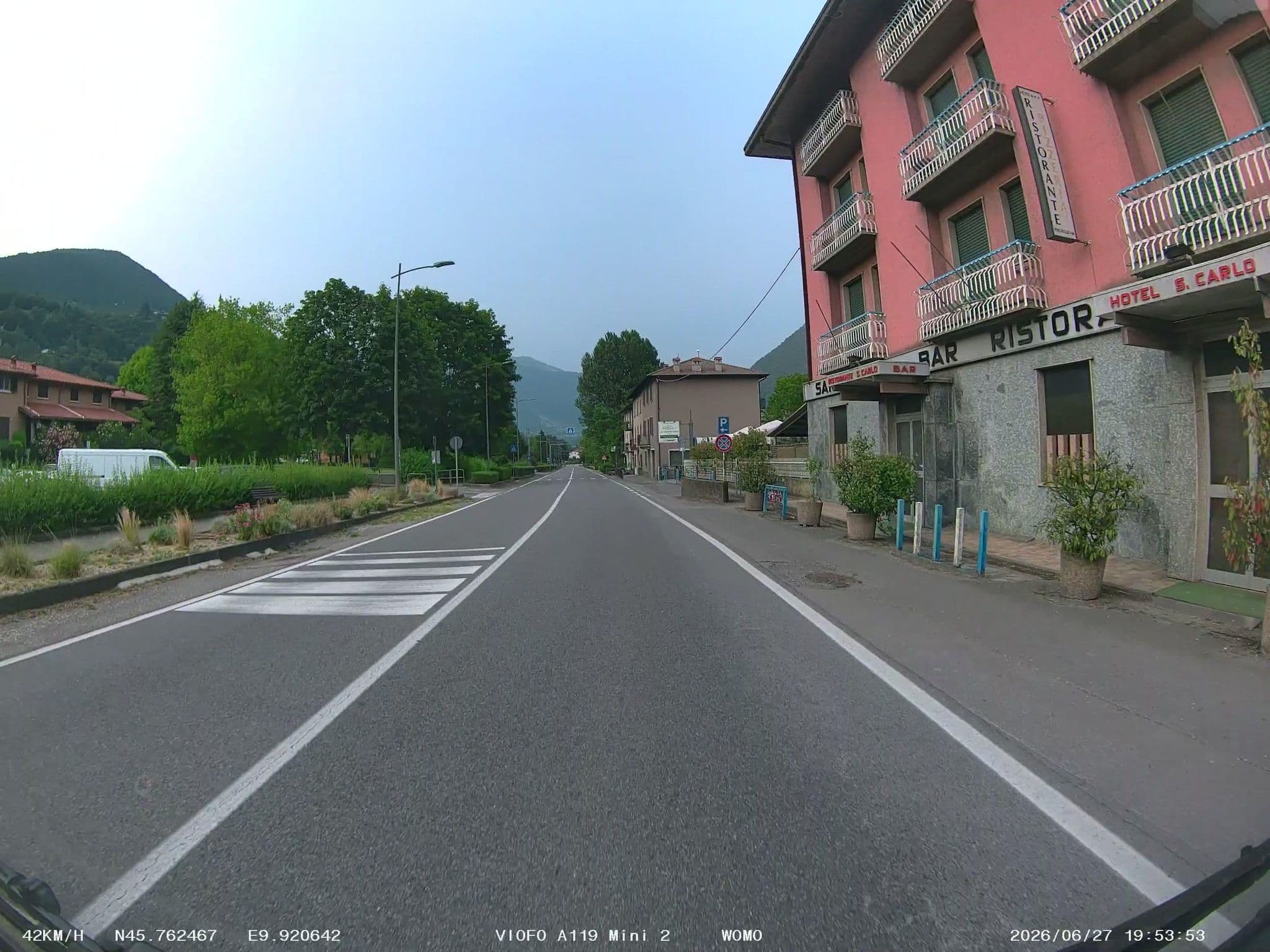 Street view near Hotel San Carlo, Casazza — © soulcover (CC BY-SA · Mapillary)