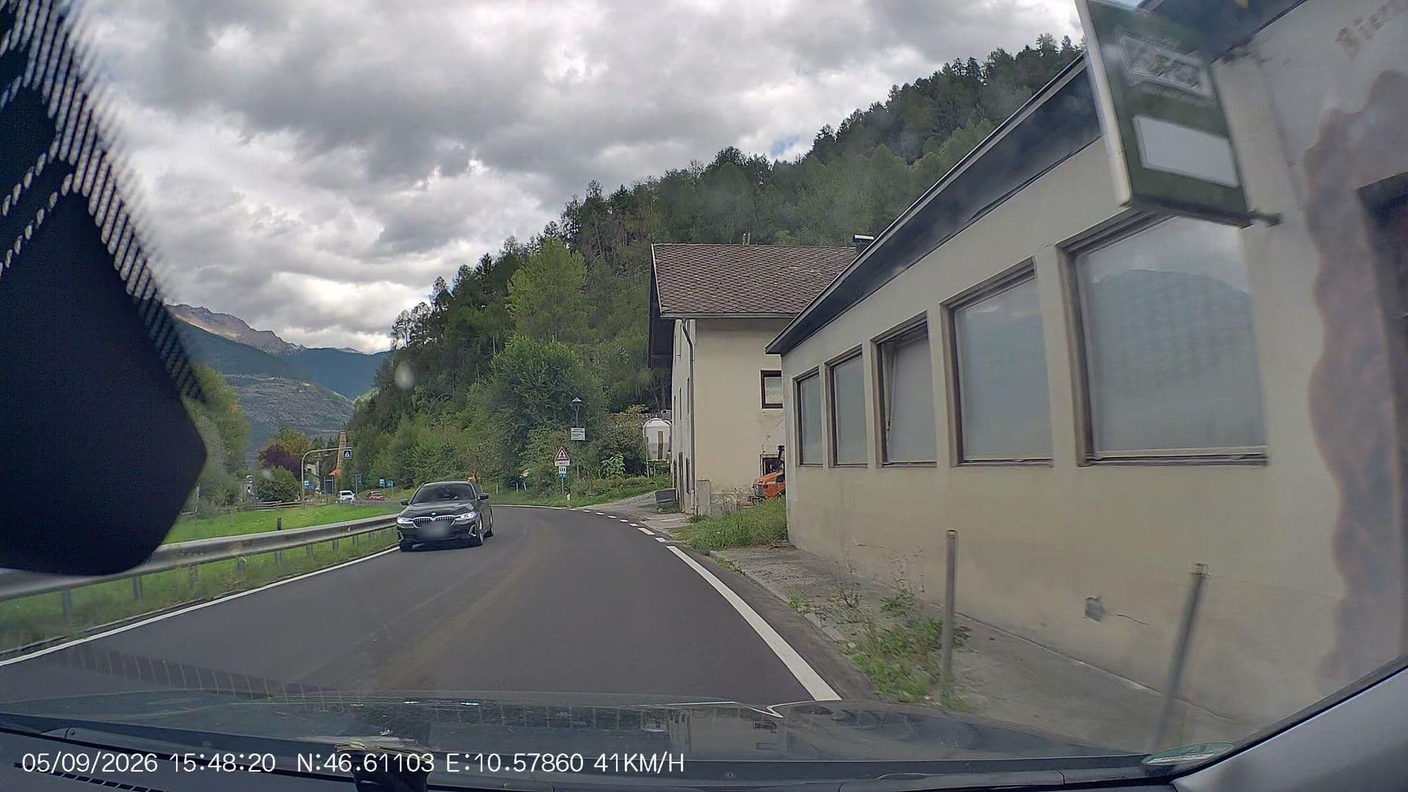 Street view near Albergo Aquila Birreria, Prato Allo Stelvio — © AR88 (CC BY-SA · Mapillary)