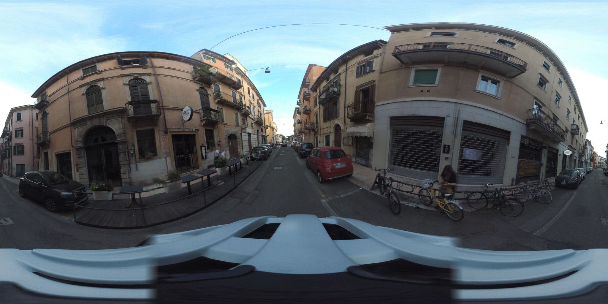 Street view near La Maison de Charme, Verona — © giubar (CC BY-SA · Mapillary)