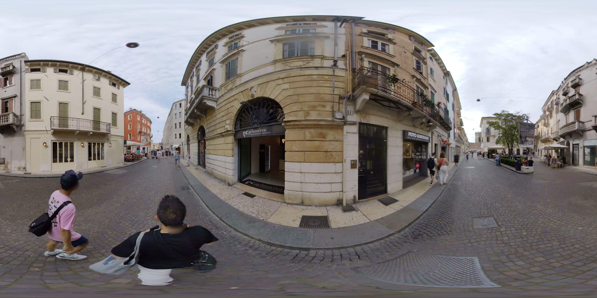 Street view near B&B La Casetta, Verona — © mapconcierge (CC BY-SA · Mapillary)
