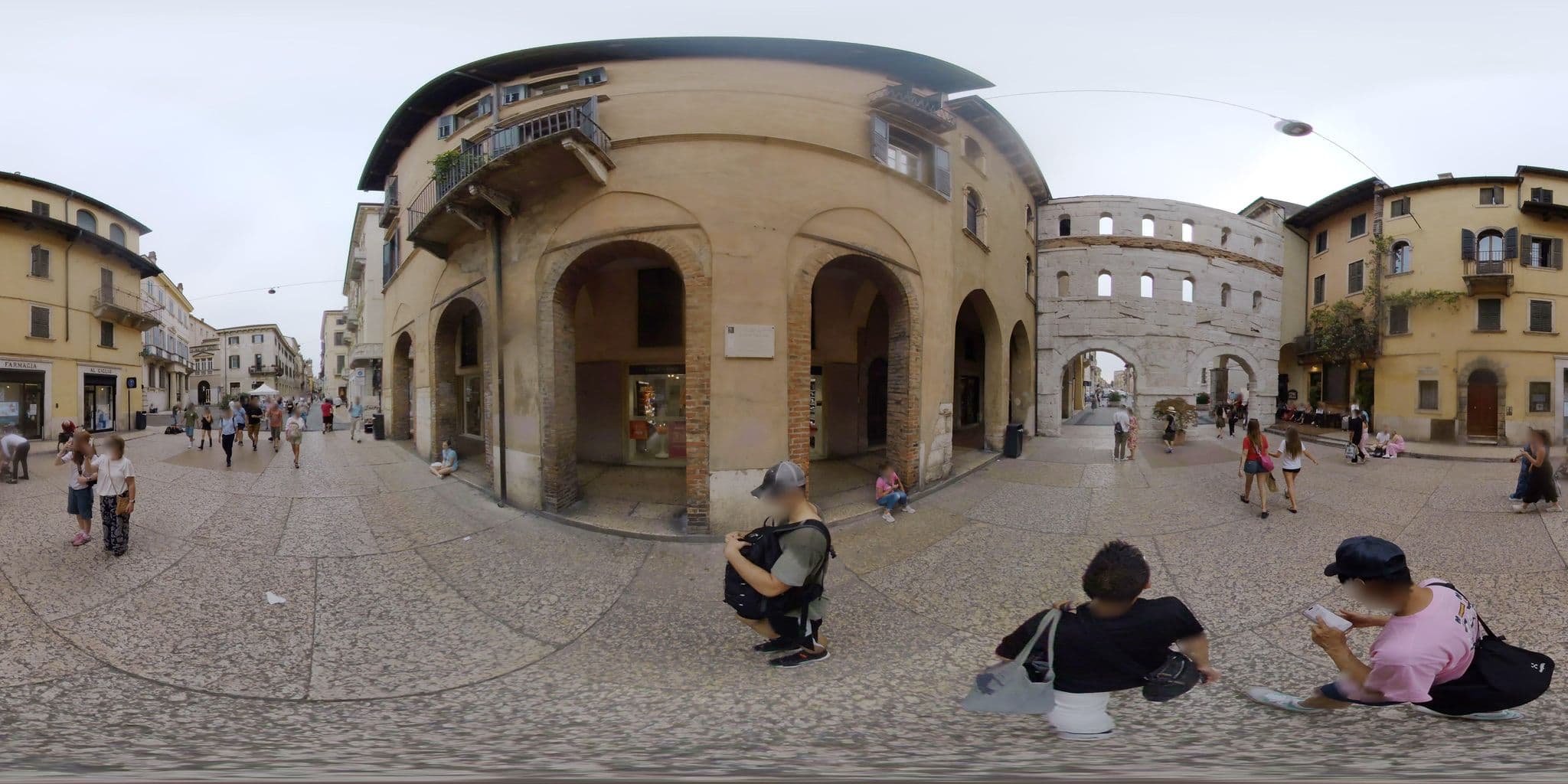 Street view near Ai Portoni, Verona — © mapconcierge (CC BY-SA · Mapillary)