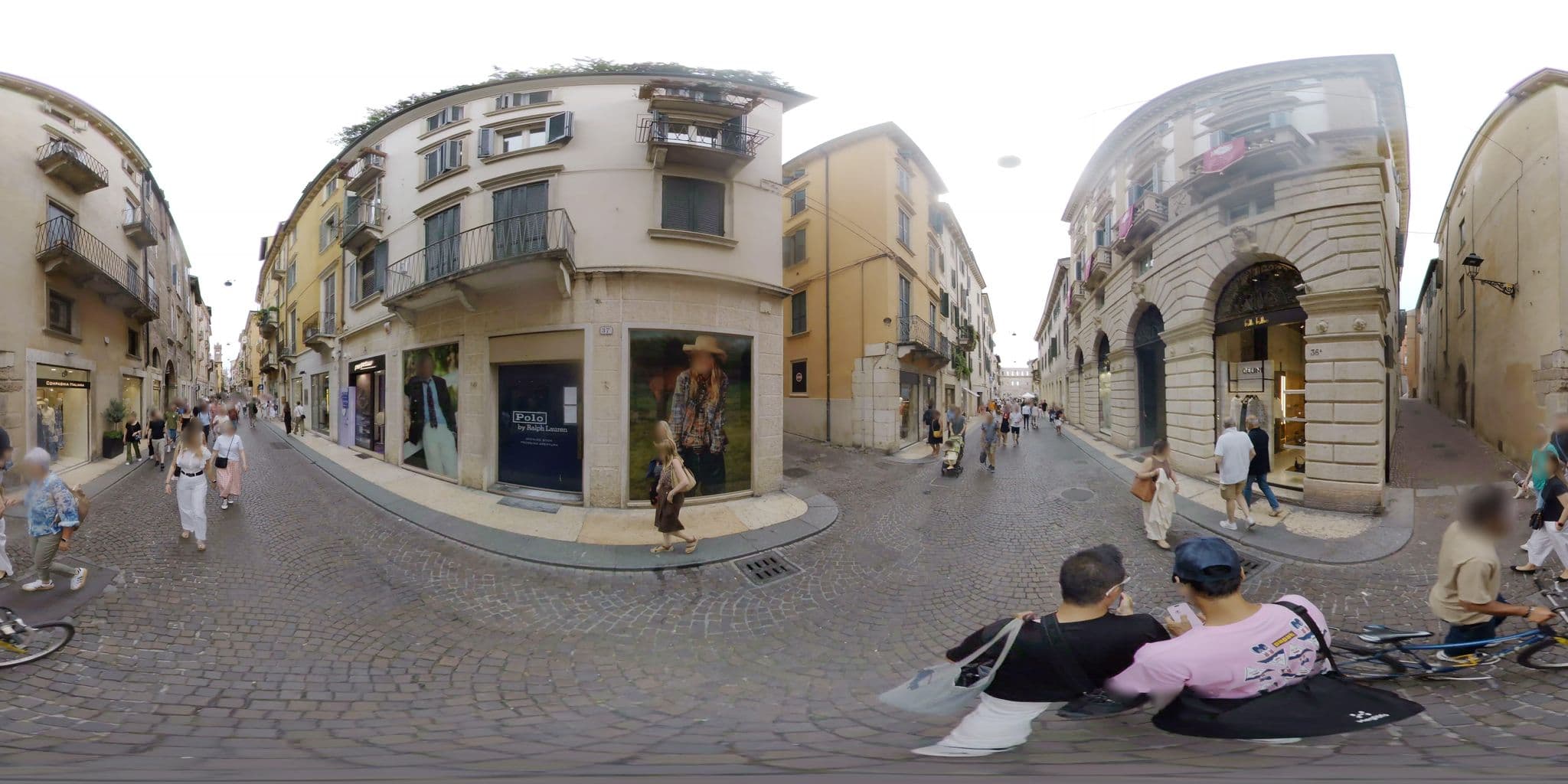 Street view near Residenza S. Giovanni in Foro, Verona — © mapconcierge (CC BY-SA · Mapillary)