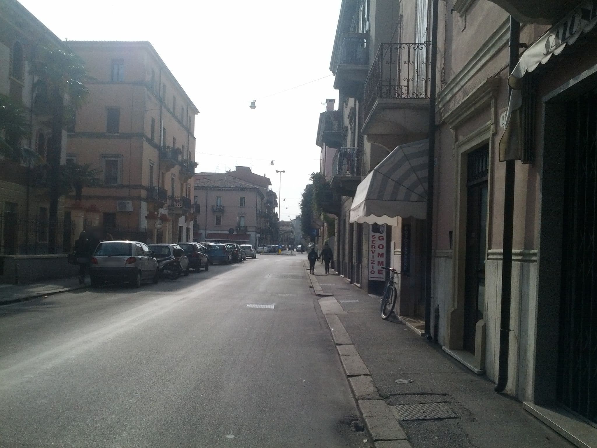 Street view near La Palazzina Liberty, Verona — © zerrossetto (CC BY-SA · Mapillary)
