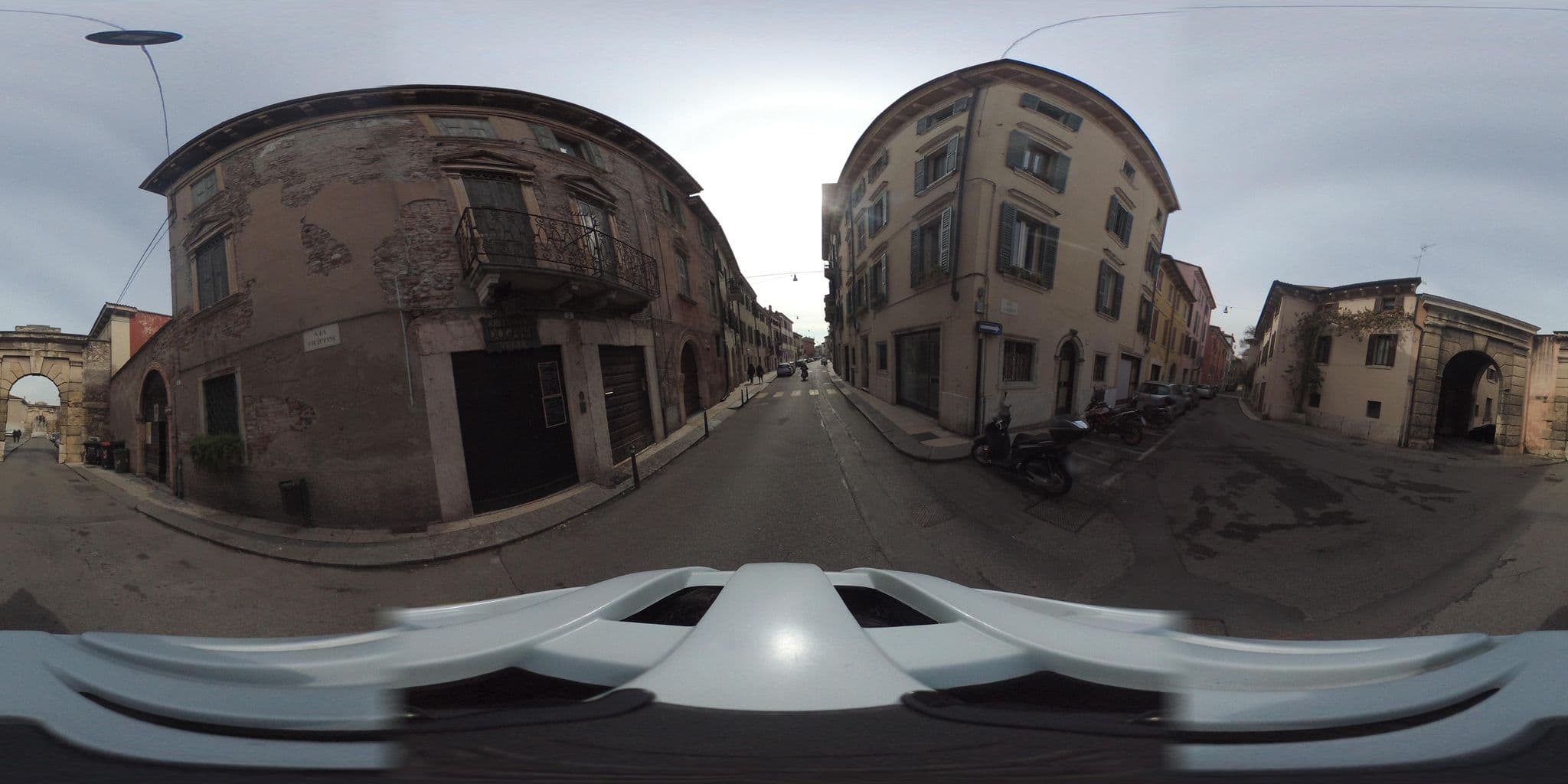 Street view near Residenza Arena, Verona — © giubar (CC BY-SA · Mapillary)