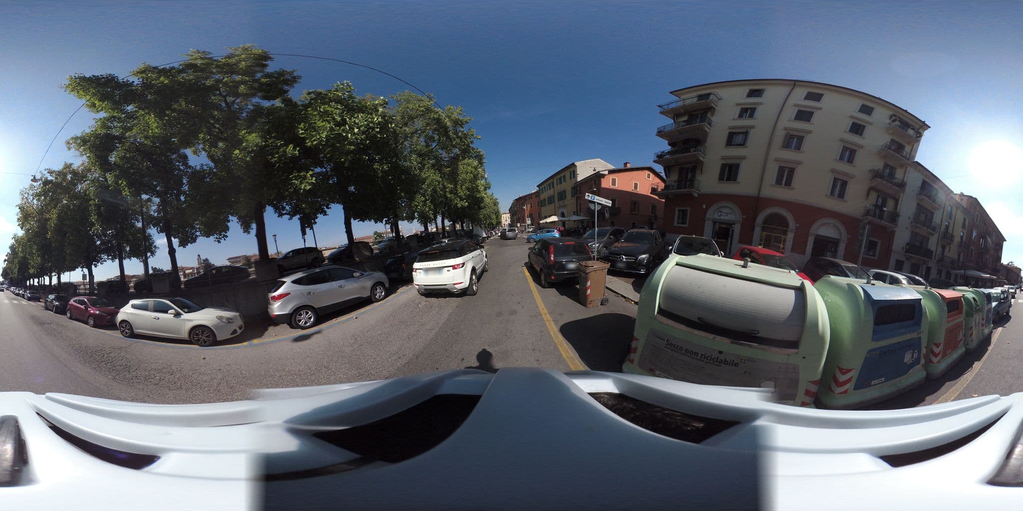 Street view near Accommodation Ad Centrum Verona, Verona — © giubar (CC BY-SA · Mapillary)