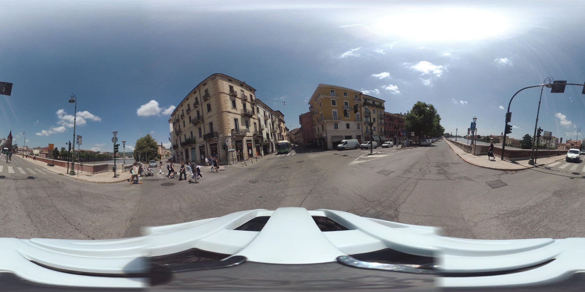 Street view near Abazia bed & breakfast, Verona — © giubar (CC BY-SA · Mapillary)