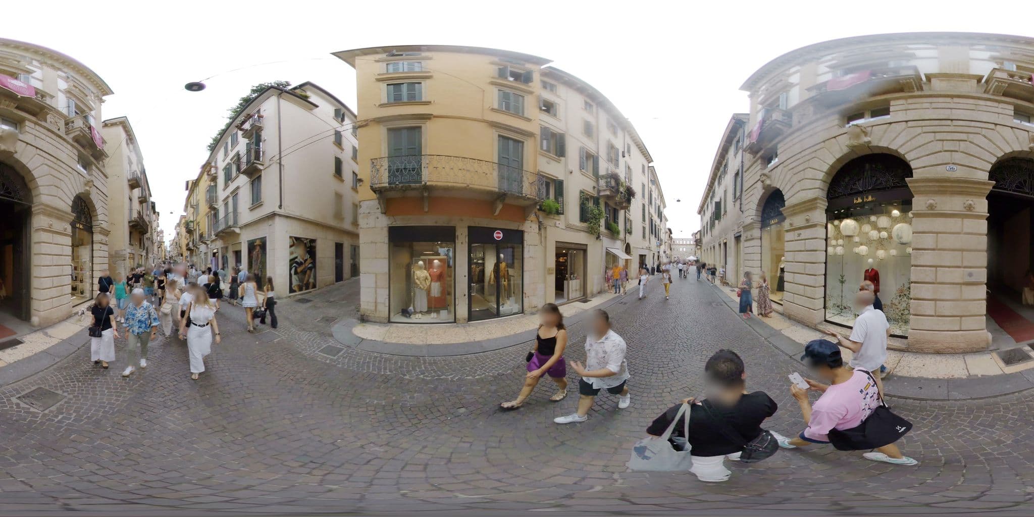Street view near Room 306 Palazzo Victoria, Verona — © mapconcierge (CC BY-SA · Mapillary)