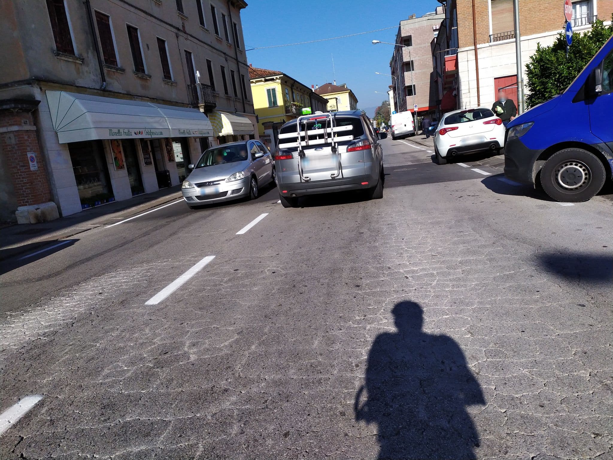 Street view near Hotel Domus Adele, Vicenza — © mircozorzo (CC BY-SA · Mapillary)