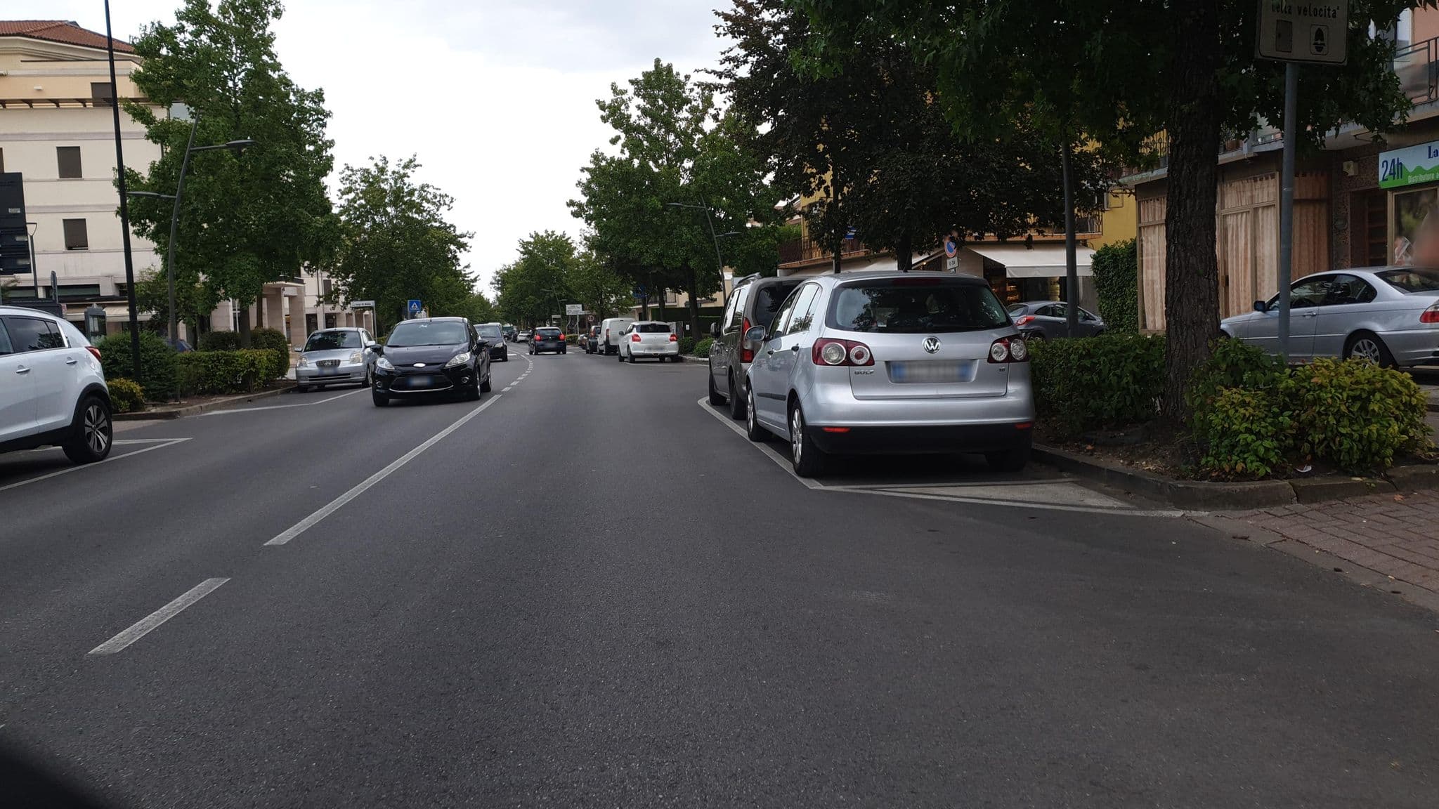 Street view near Al Corso delle Terme, 191, Montegrotto Terme — © voschix (CC BY-SA · Mapillary)