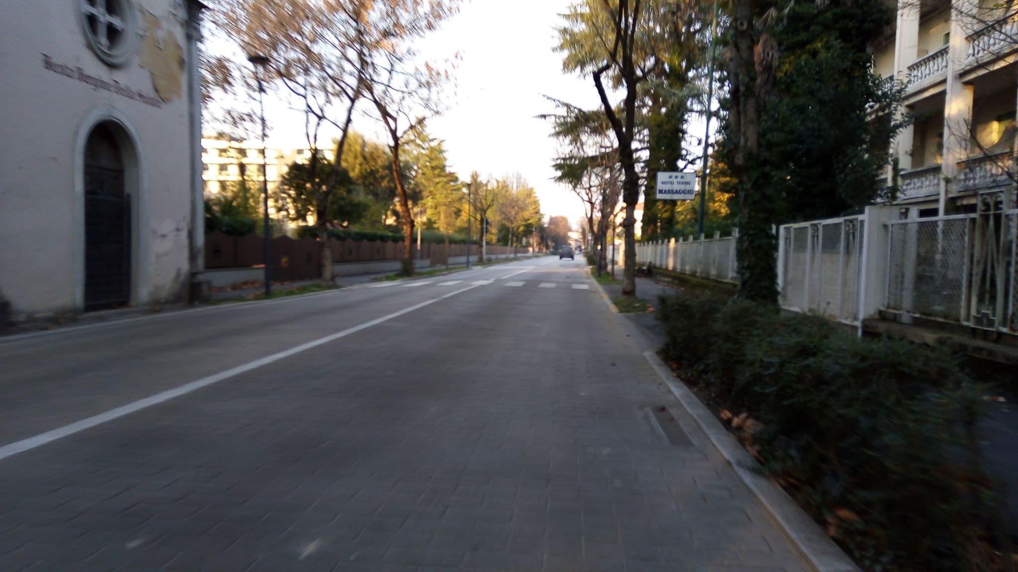 Street view near Albergo Termale Excelsior, Abano Terme — © mariofiab (CC BY-SA · Mapillary)