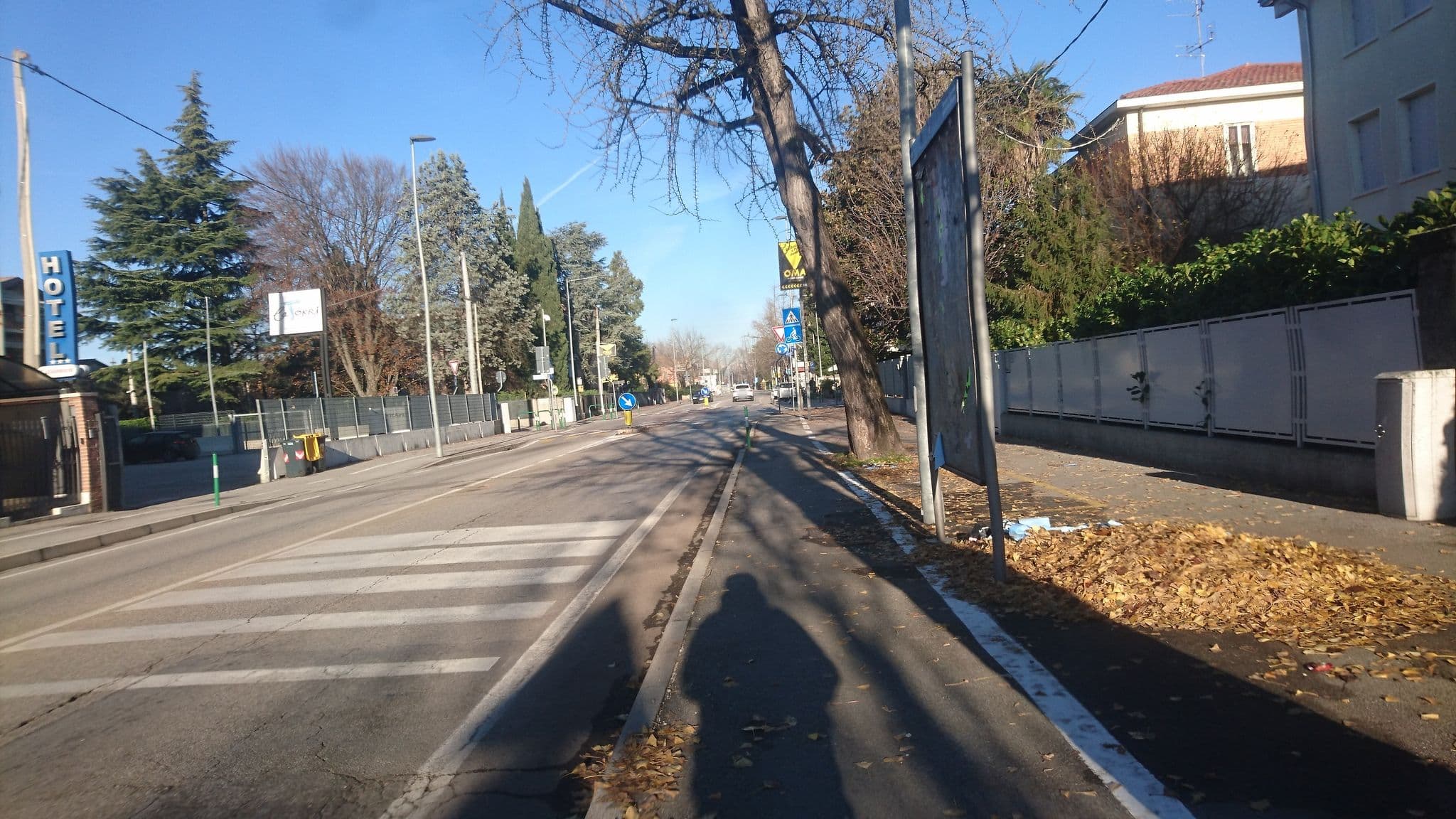 Street view near Hotel Casanova, Arcella — © voschix (CC BY-SA · Mapillary)