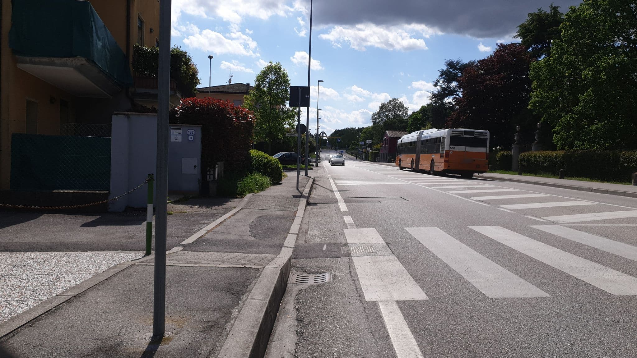 Street view near Albergo Hotel Brenta, Noventa — © voschix (CC BY-SA · Mapillary)