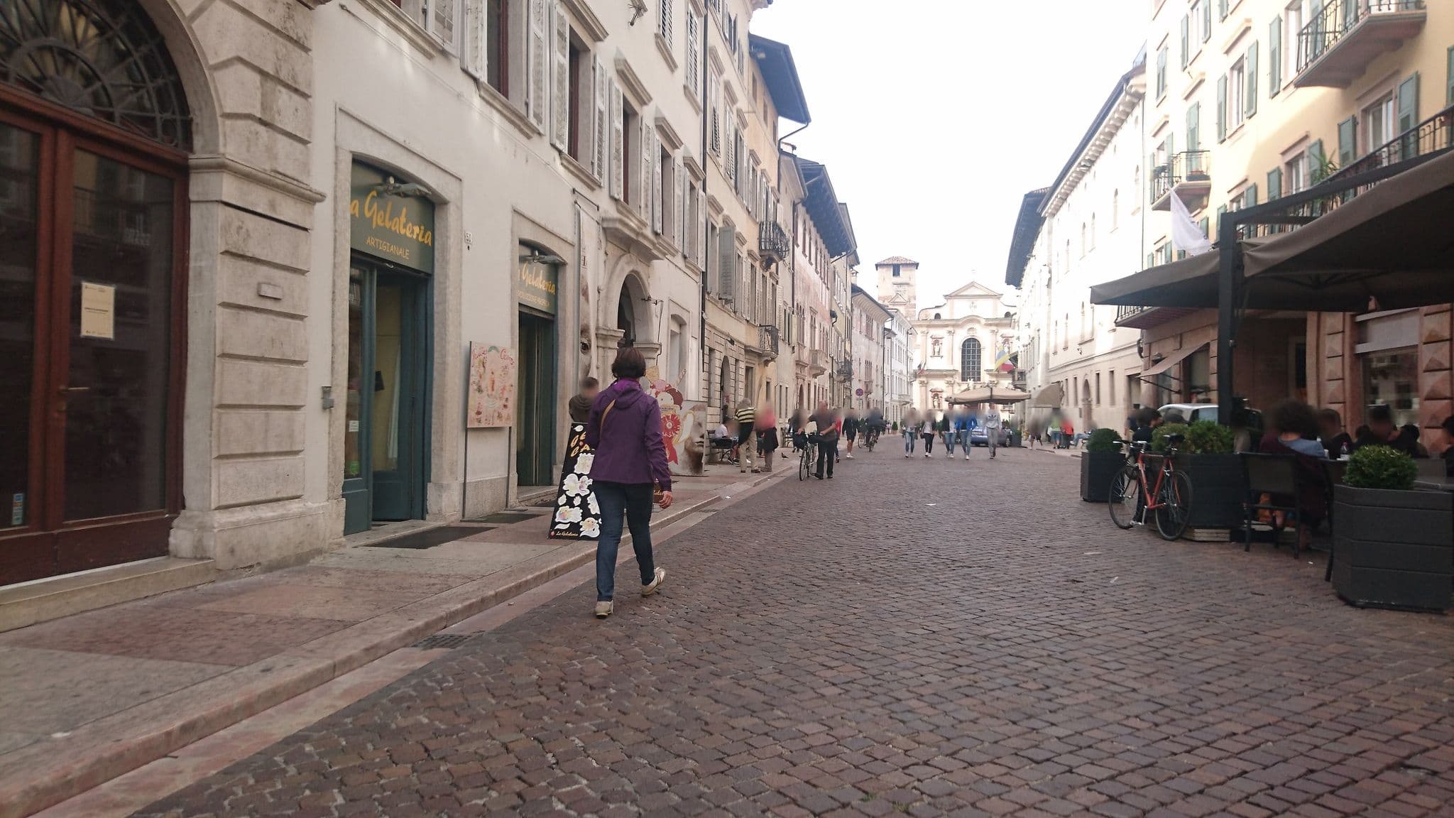 Street view near Trento Apartments Civica, Trento — © voschix (CC BY-SA · Mapillary)