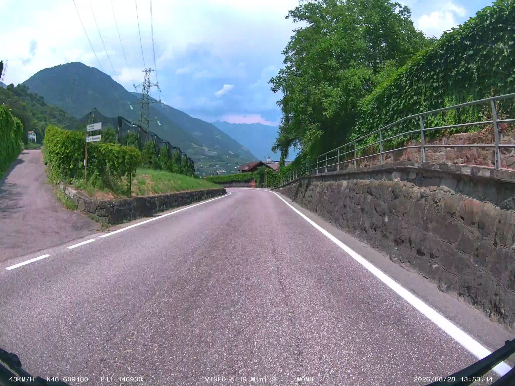Street view near Pension Pichelbauer, Lana — © soulcover (CC BY-SA · Mapillary)