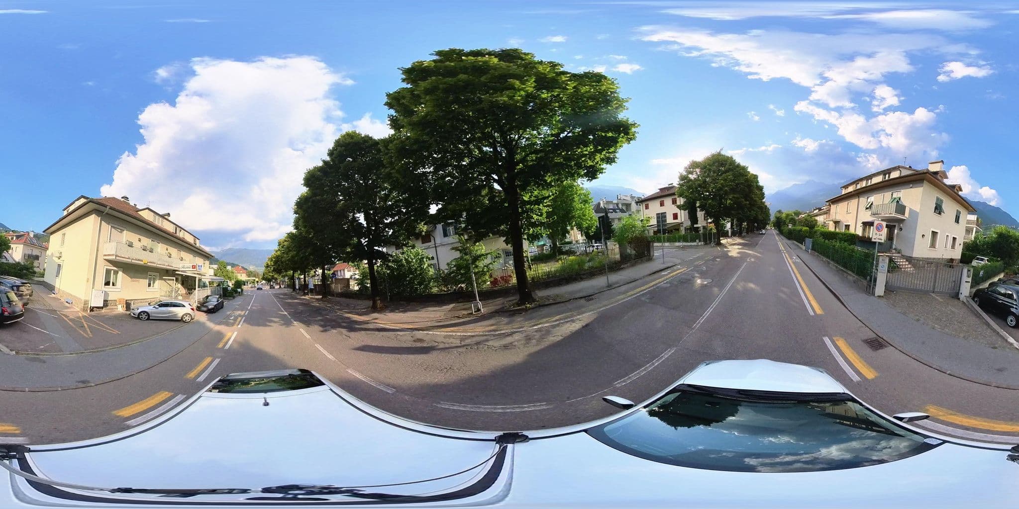 Street view near Gasthof Hanni Des Pramstrahler Josef & Co. Ohg, Merano — © osmplus_org (CC BY-SA · Mapillary)