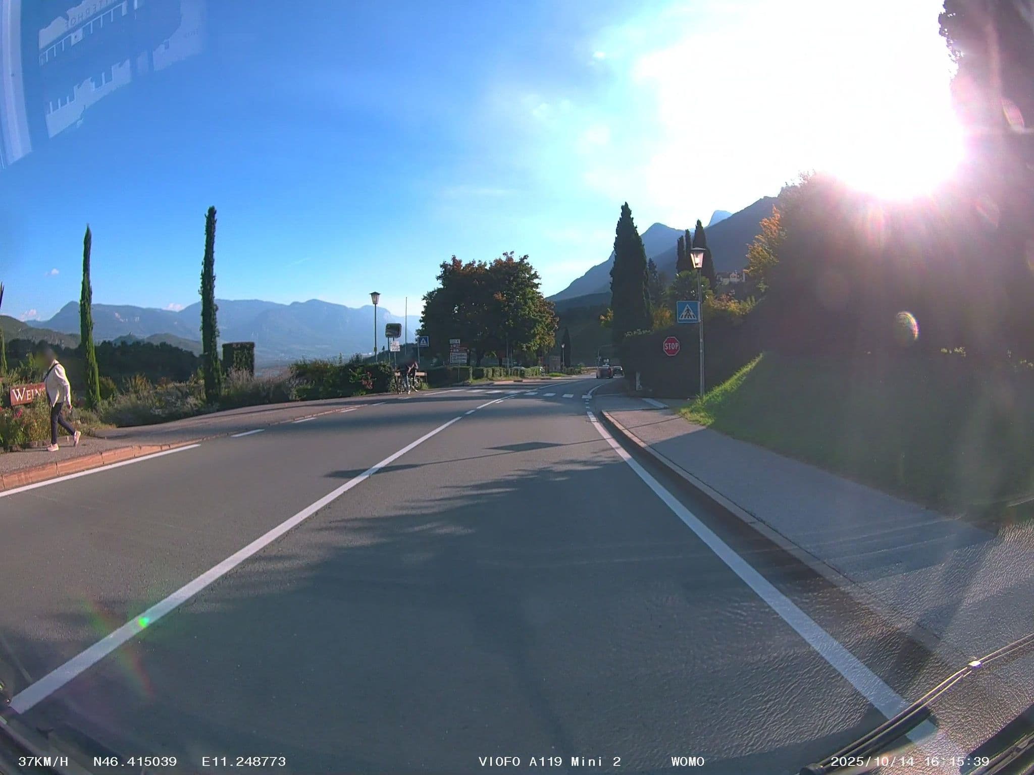 Street view near villa groff, Caldaro sulla Strada del Vino — © soulcover (CC BY-SA · Mapillary)