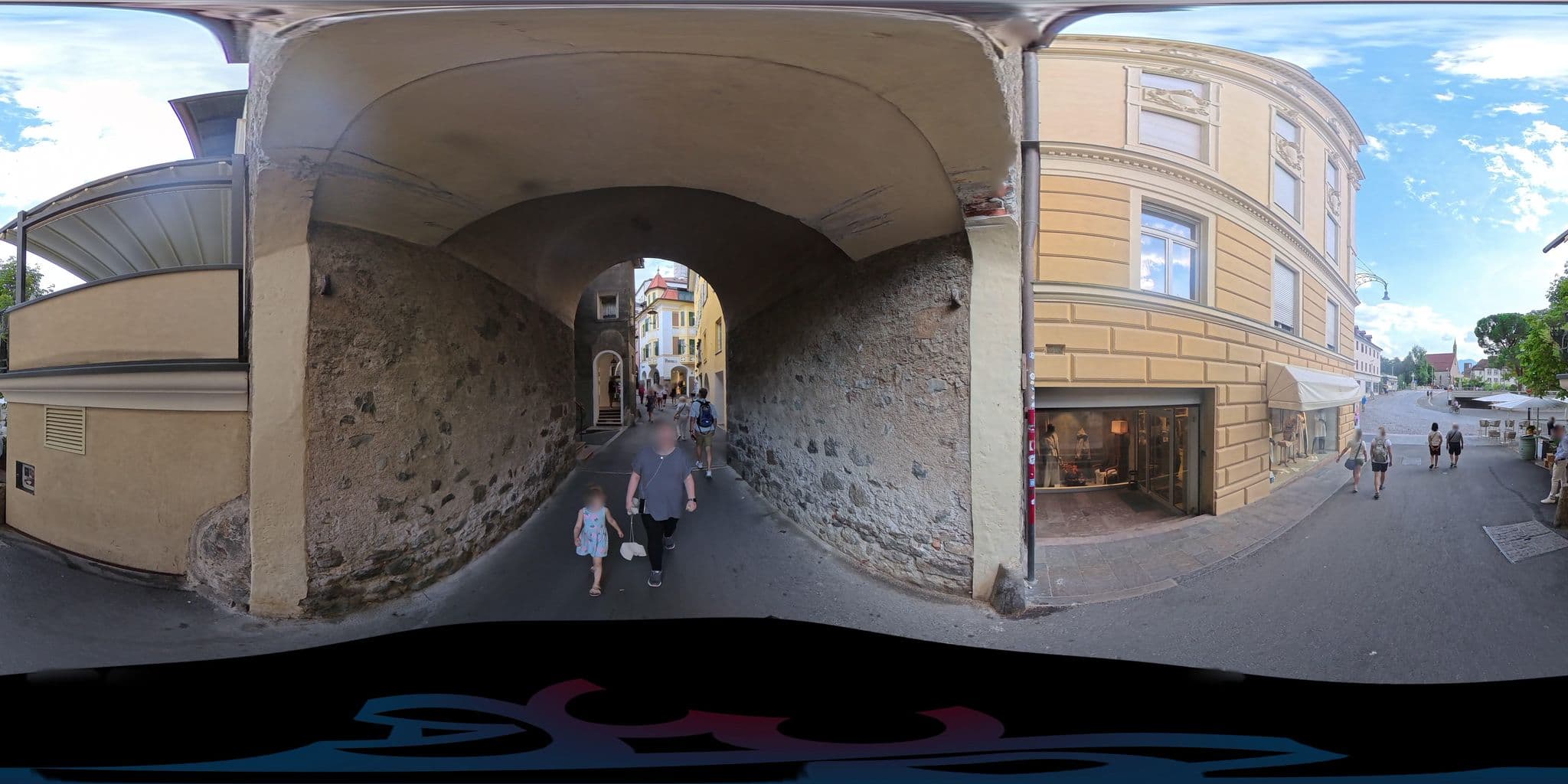 Street view near Sigmund, Merano — © AR88 (CC BY-SA · Mapillary)