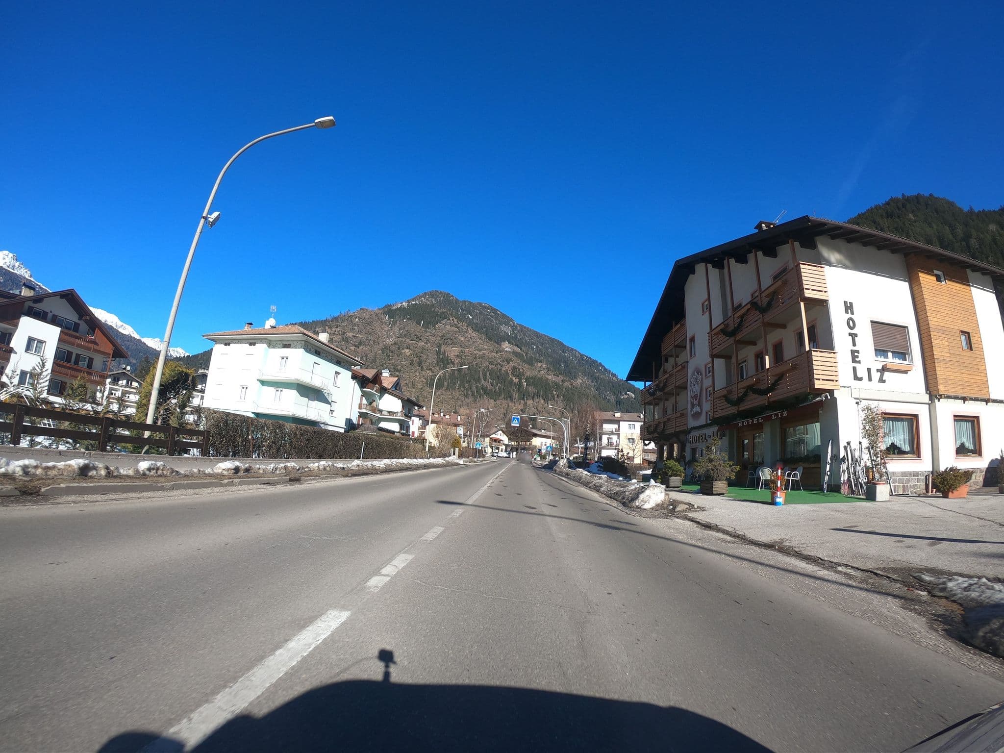 Street view near Hotel Liz Predazzo, Predazzo — © chrisbeddow (CC BY-SA · Mapillary)