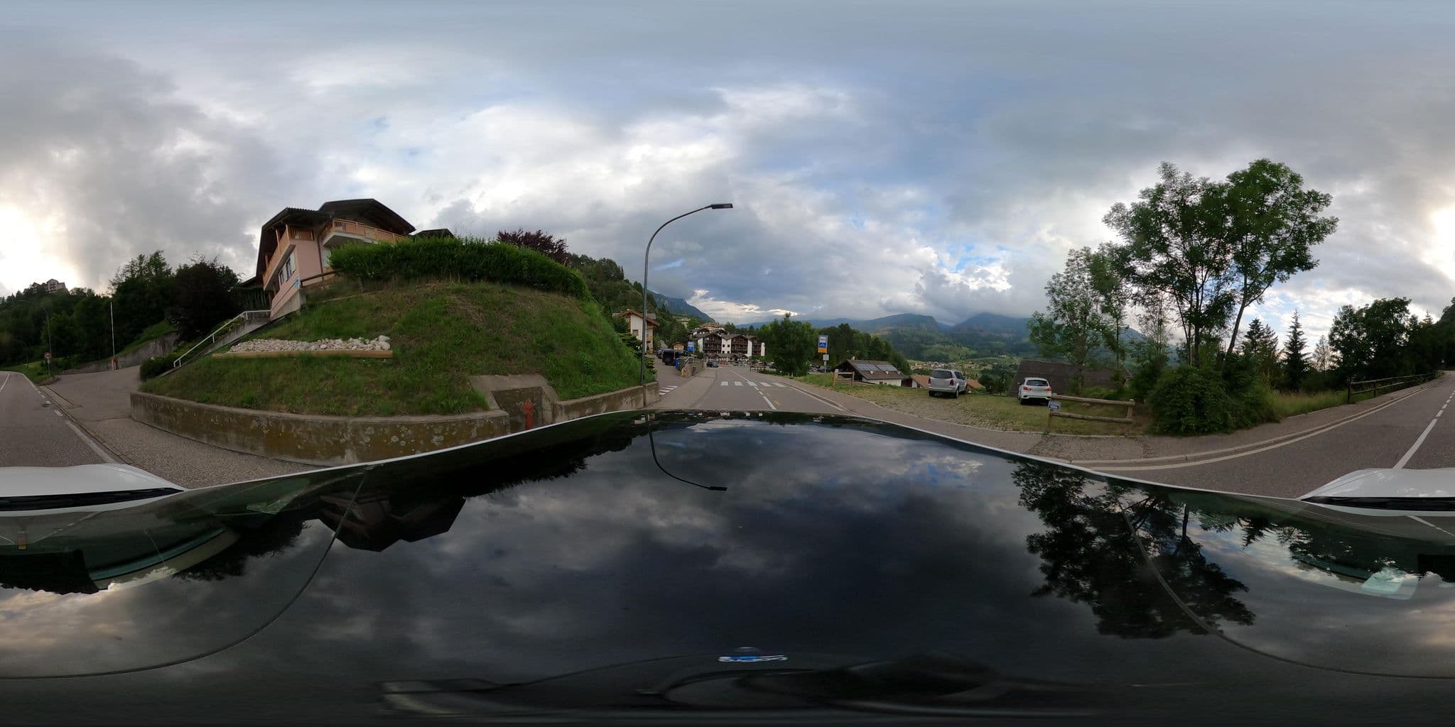 Street view near Villa Mirabell, Cavalese — © peterleth (CC BY-SA · Mapillary)