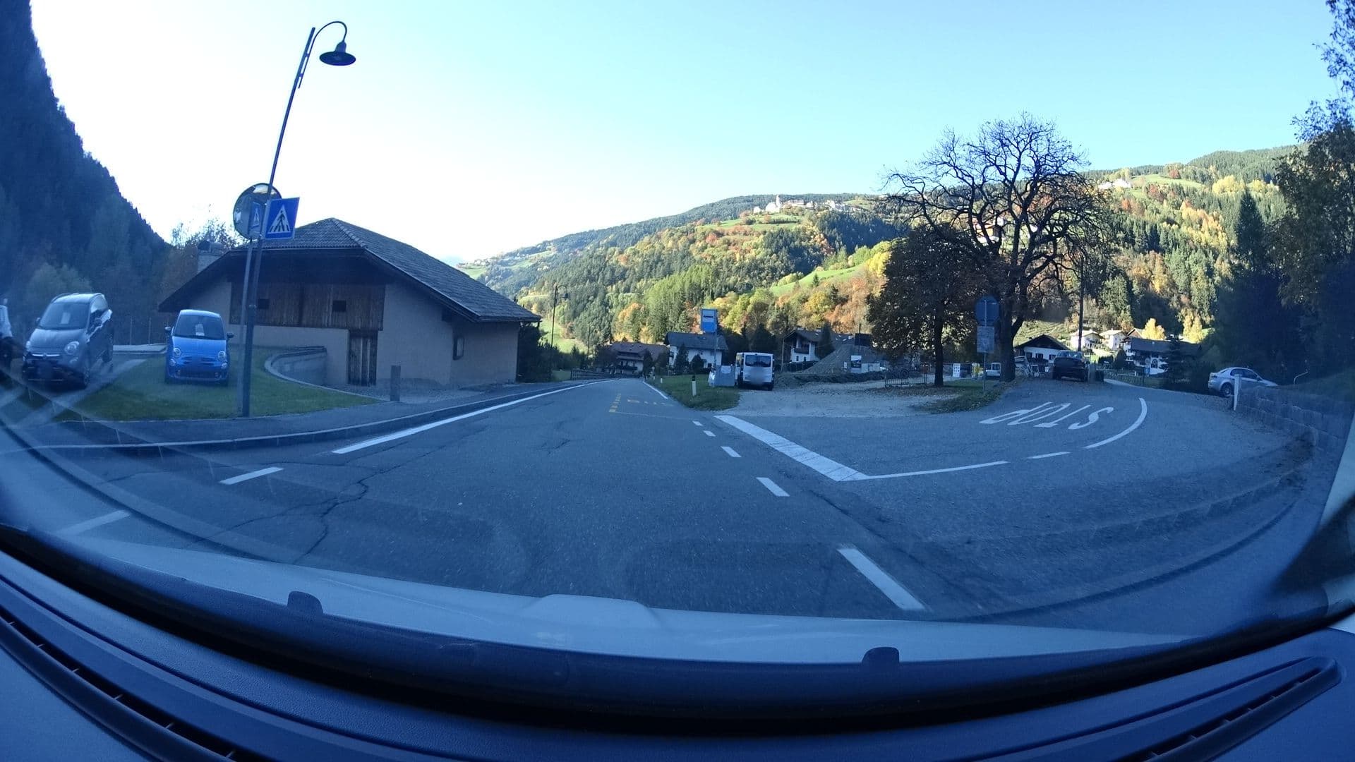 Street view near Albergo Bräuhaus, Ortisei — © sashazykov (CC BY-SA · Mapillary)