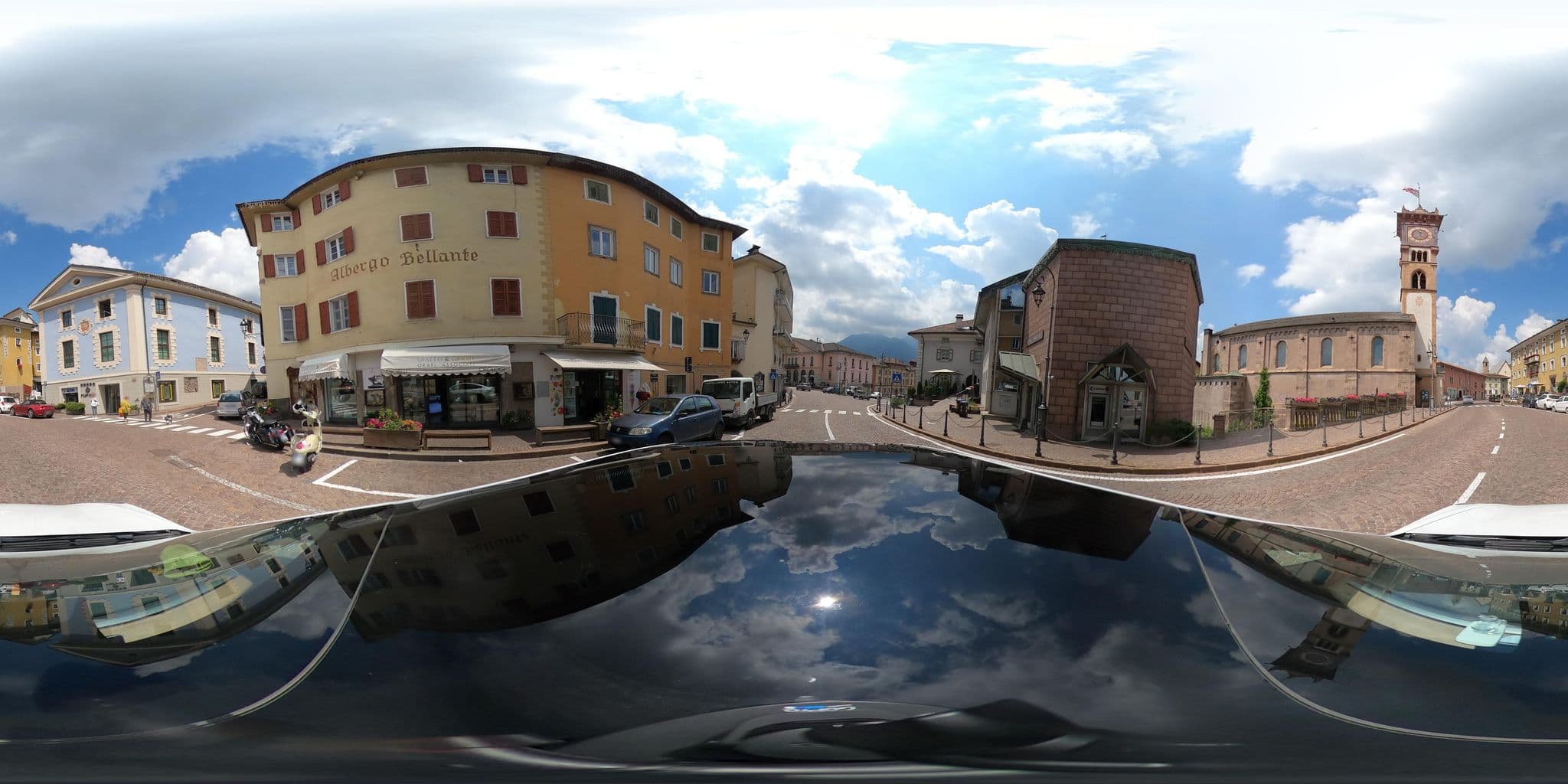 Street view near Eurotel Cermis, Cavalese — © peterleth (CC BY-SA · Mapillary)