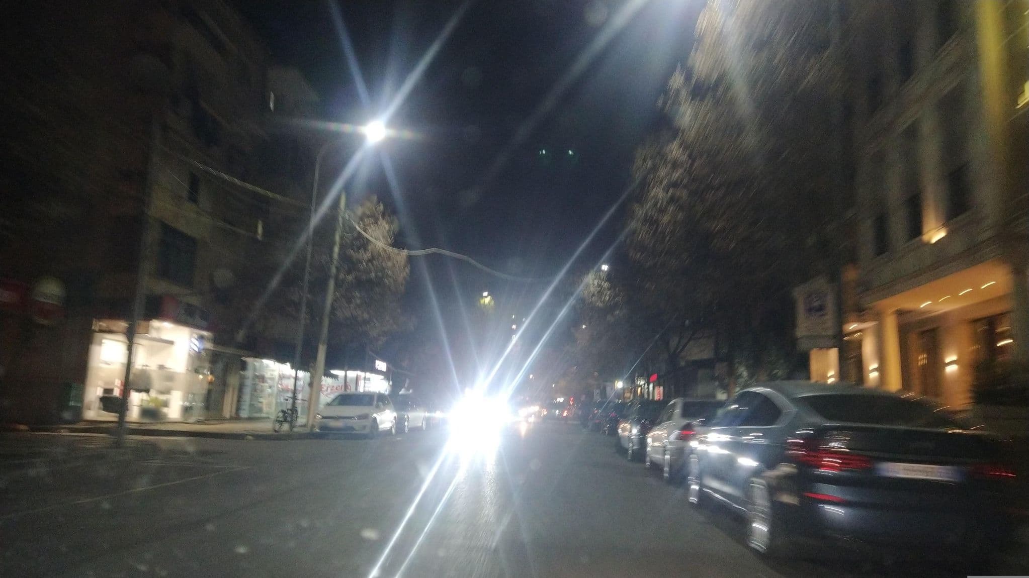 Street view near Hotel Senator, Tirana
