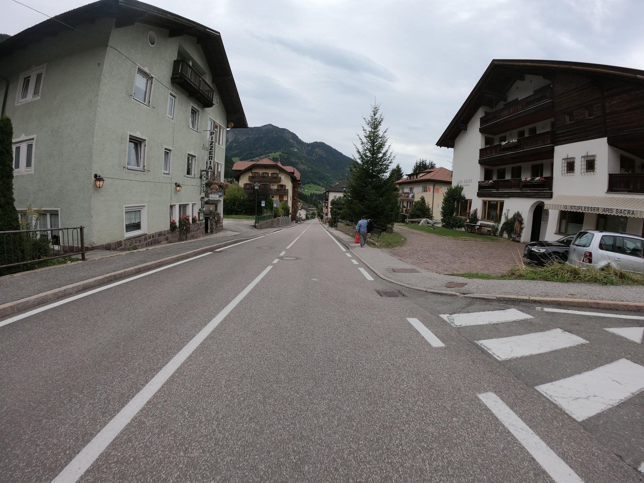 Street view near Saskia Apartments, Ortisei — © joostjakob (CC BY-SA · Mapillary)