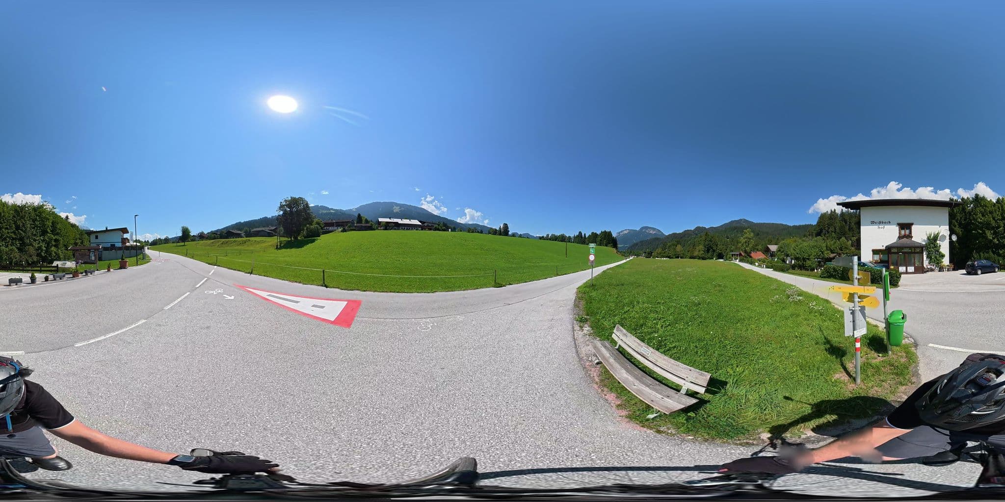 Street view near Pension Weißbachhof, Scheffau am Wilden Kaiser — © osmplus_org (CC BY-SA · Mapillary)