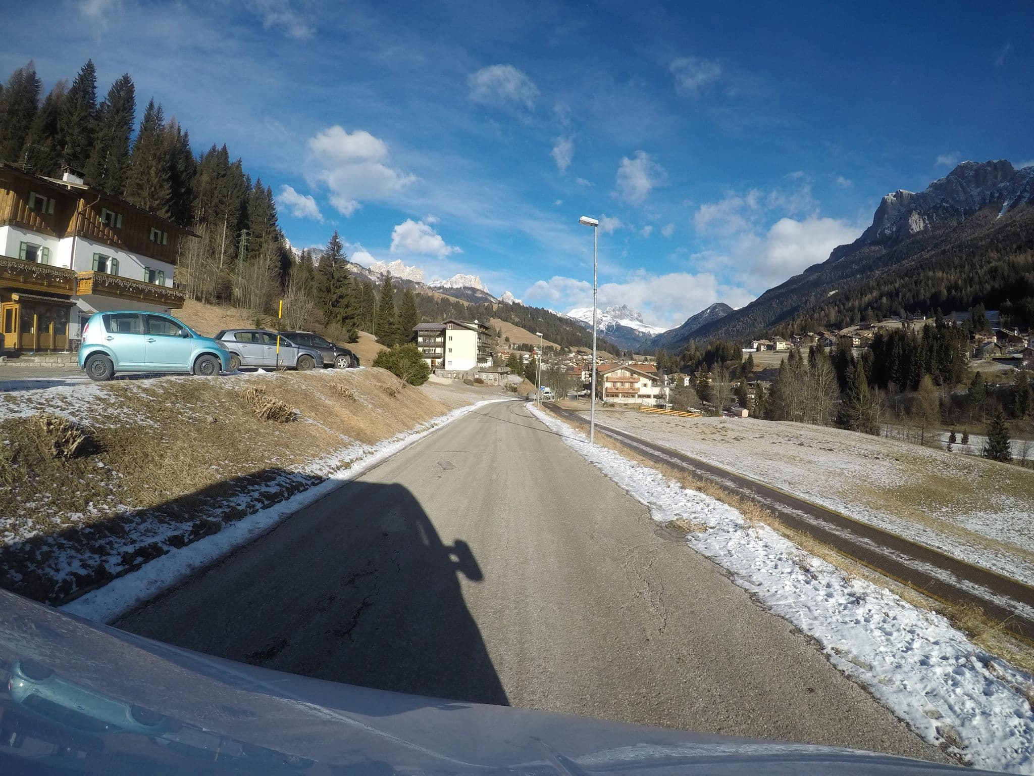 Street view near Garnì Violetta, Moena — © chrisbeddow (CC BY-SA · Mapillary)
