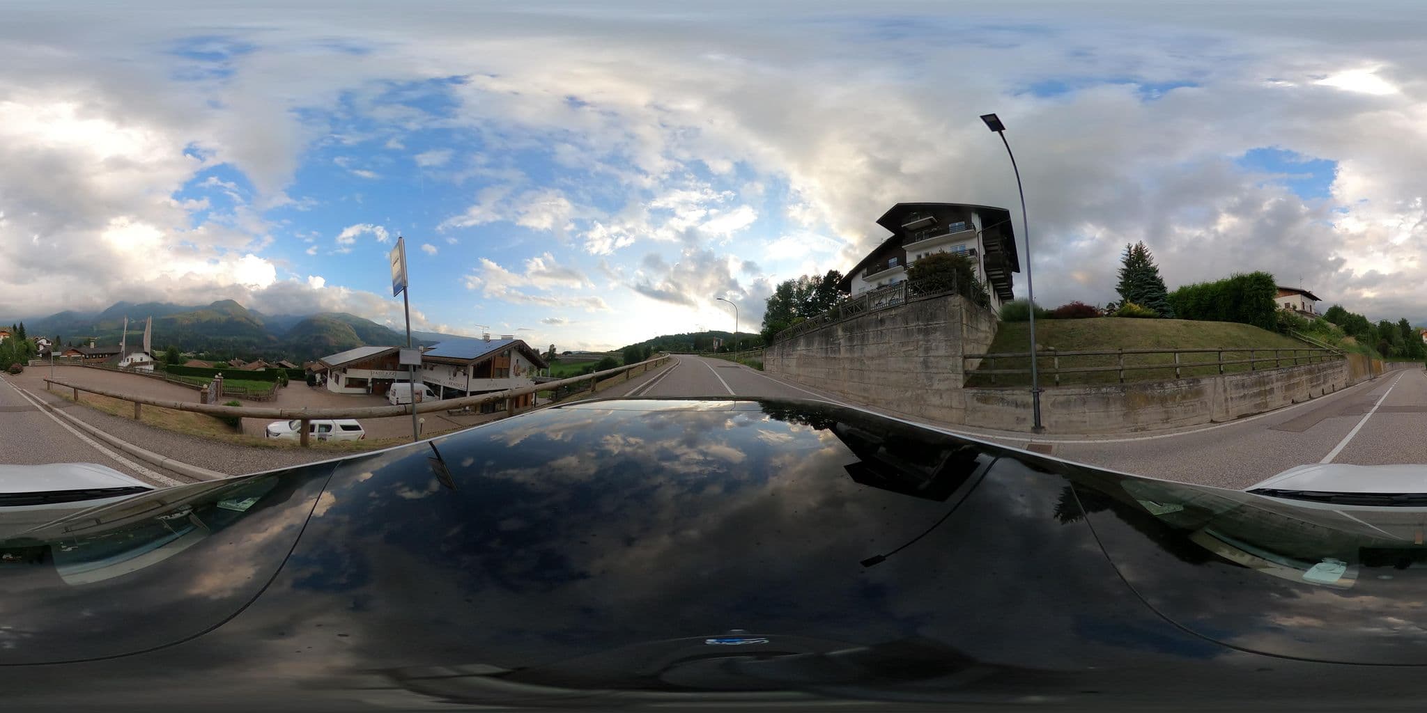 Street view near Hotel Garden Lazzeri, Cavalese — © peterleth (CC BY-SA · Mapillary)