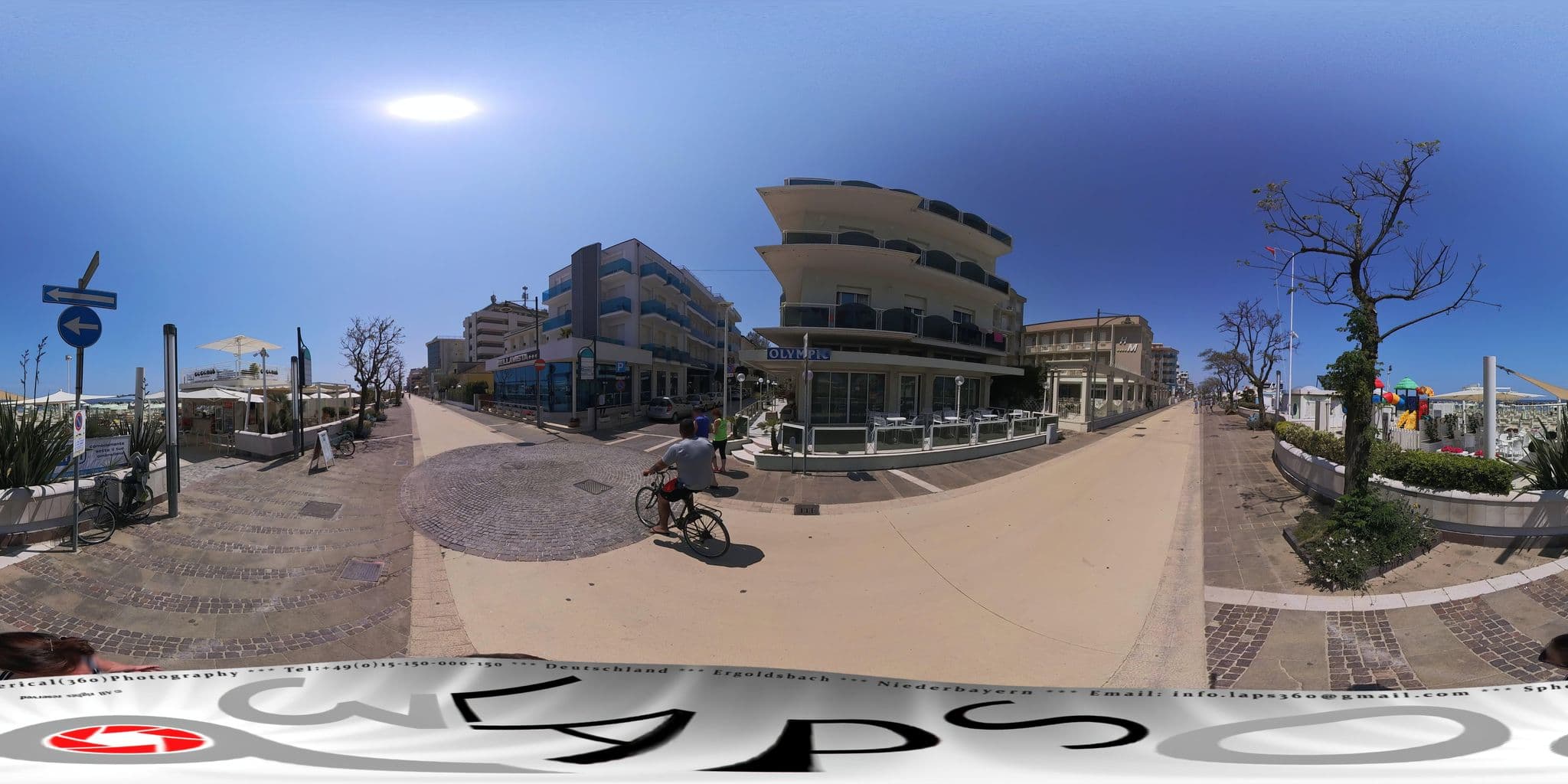 Street view near Hotel Lazzarini, Bellaria-Igea Marina — © LAPS360 (CC BY-SA · Mapillary)