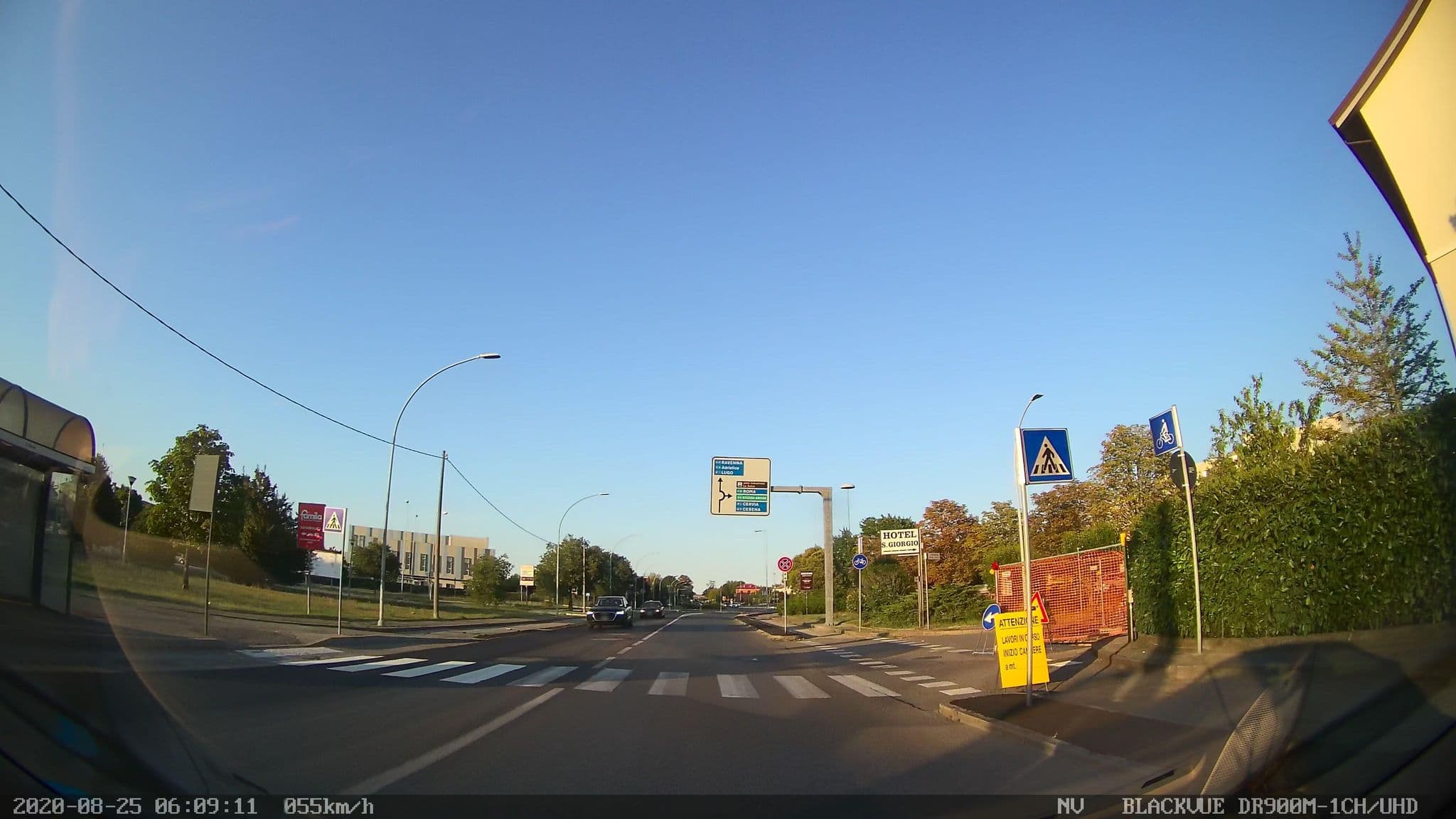 Street view near Globus City SRL, Forlì — © mircozorzo (CC BY-SA · Mapillary)