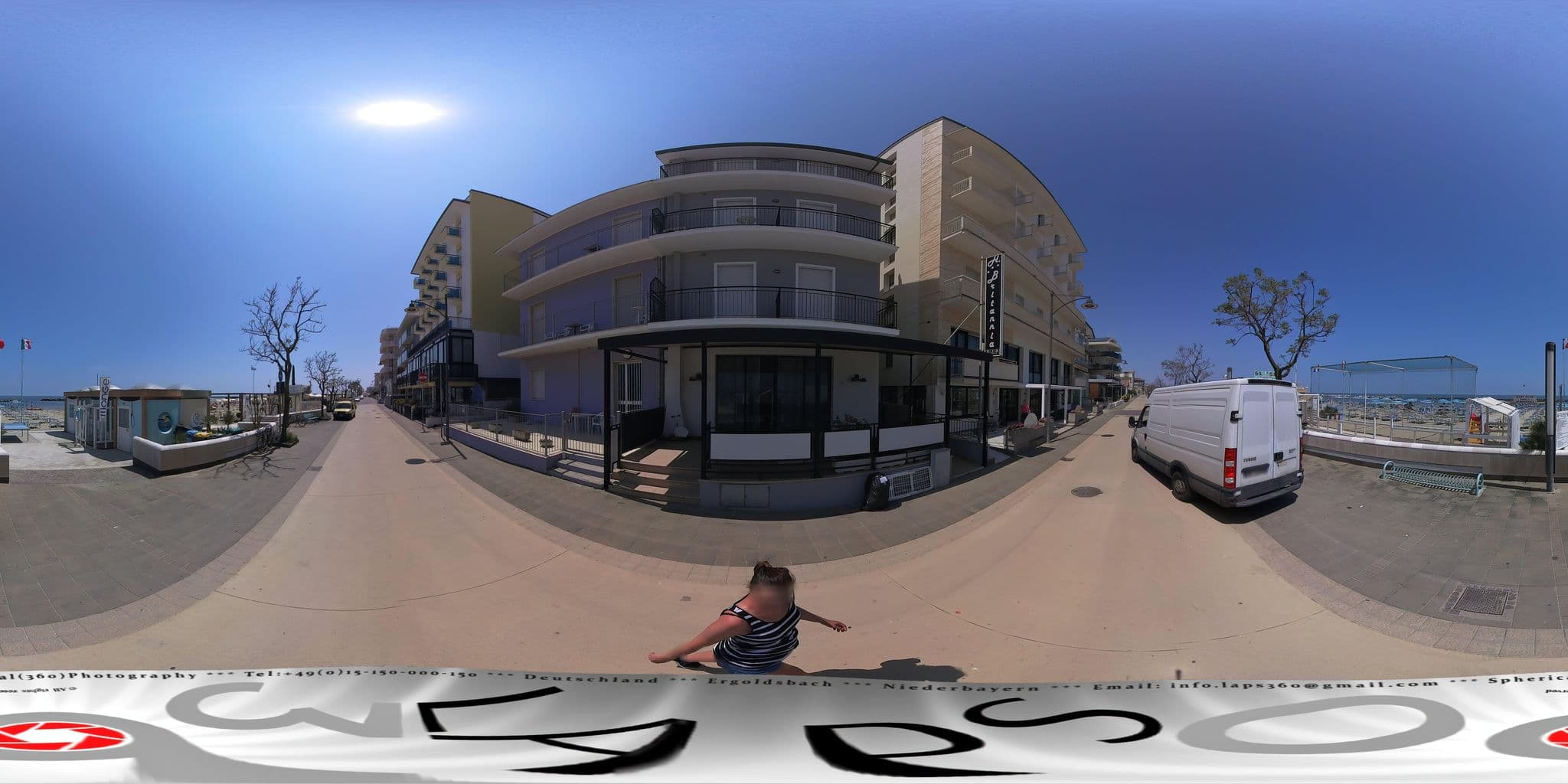 Street view near Hotel Britannia, Bellaria-Igea Marina — © LAPS360 (CC BY-SA · Mapillary)
