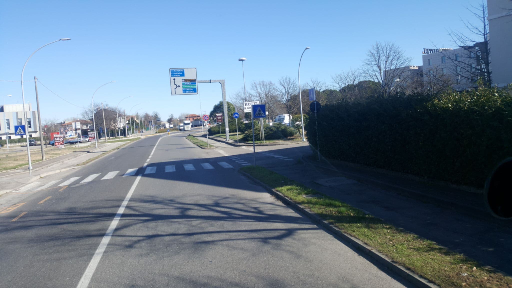 Street view near Hotel San Giorgio Sure Collection By Best Western, Forlì — © klimakas (CC BY-SA · Mapillary)