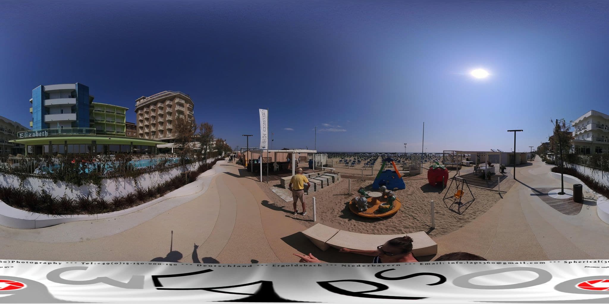 Street view near HOTEL ELIZABETH ****  Bellaria, Bellaria-Igea Marina — © LAPS360 (CC BY-SA · Mapillary)
