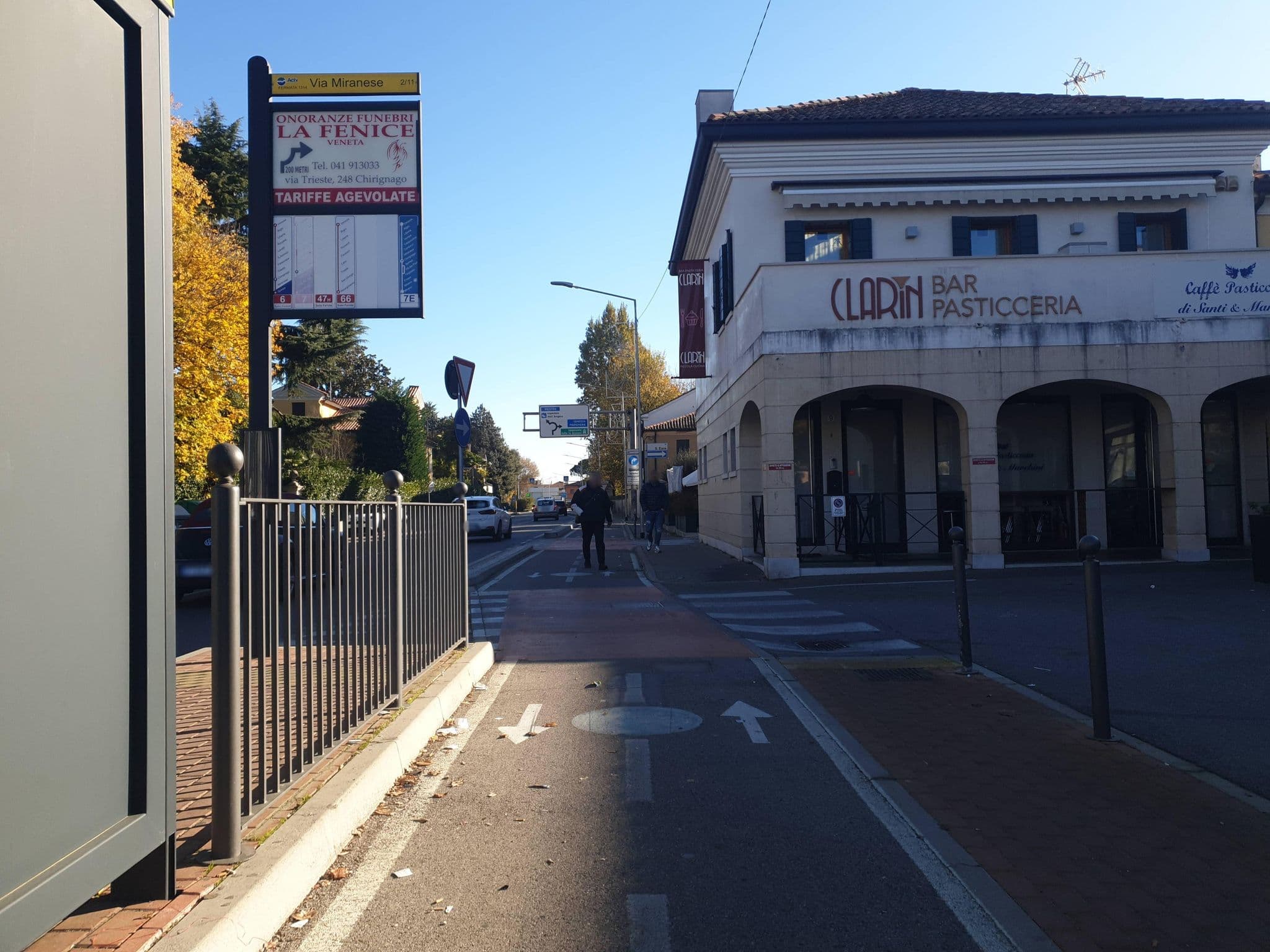 Street view near B&B Al Piccolo Clarin, Fornase — © voschix (CC BY-SA · Mapillary)