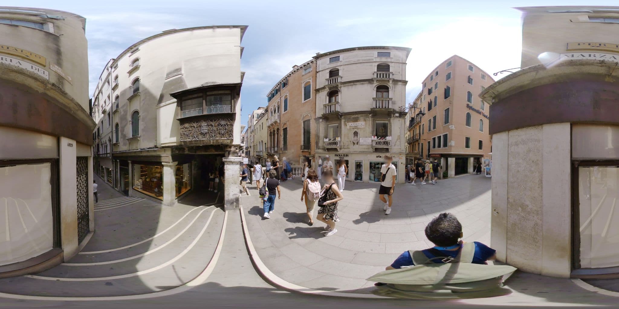 Street view near Cà Lodovica, Venice — © mapconcierge (CC BY-SA · Mapillary)