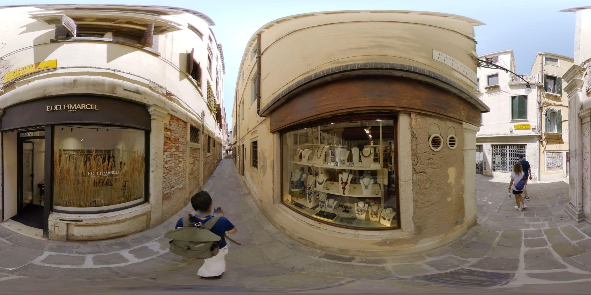 Street view near Ca' De La Fonte, Venice — © mapconcierge (CC BY-SA · Mapillary)