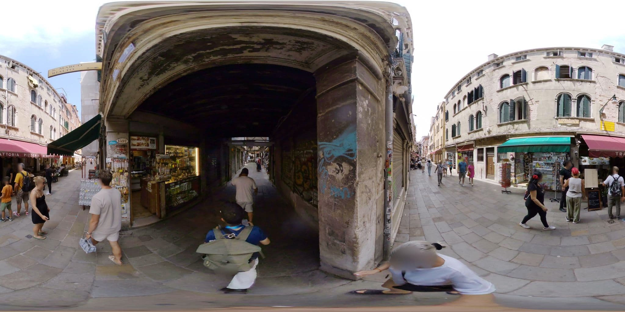 Street view near A la Pescarìa Studios, Venice — © mapconcierge (CC BY-SA · Mapillary)