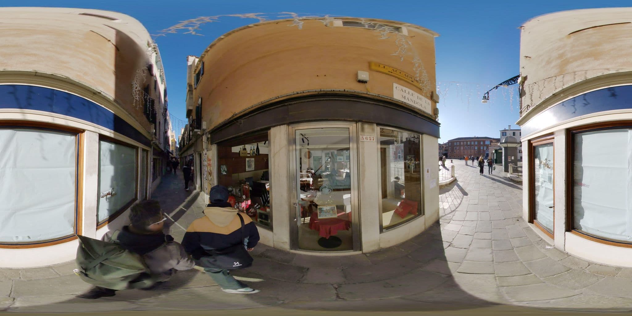 Street view near Cà Fortuny, Venice — © mapconcierge (CC BY-SA · Mapillary)