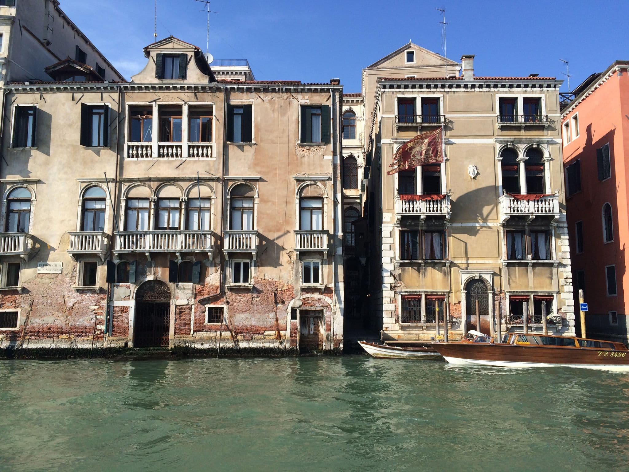 Street view near Palazzetto Pisani Grand Canal, Venice — © comstar (CC BY-SA · Mapillary)