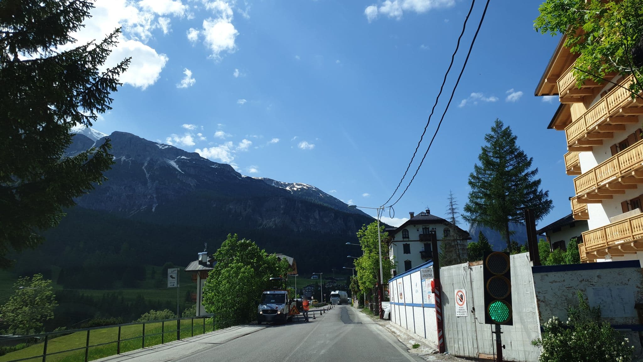 Street view near Hotel Myriam, Cortina d'Ampezzo — © jopparn (CC BY-SA · Mapillary)