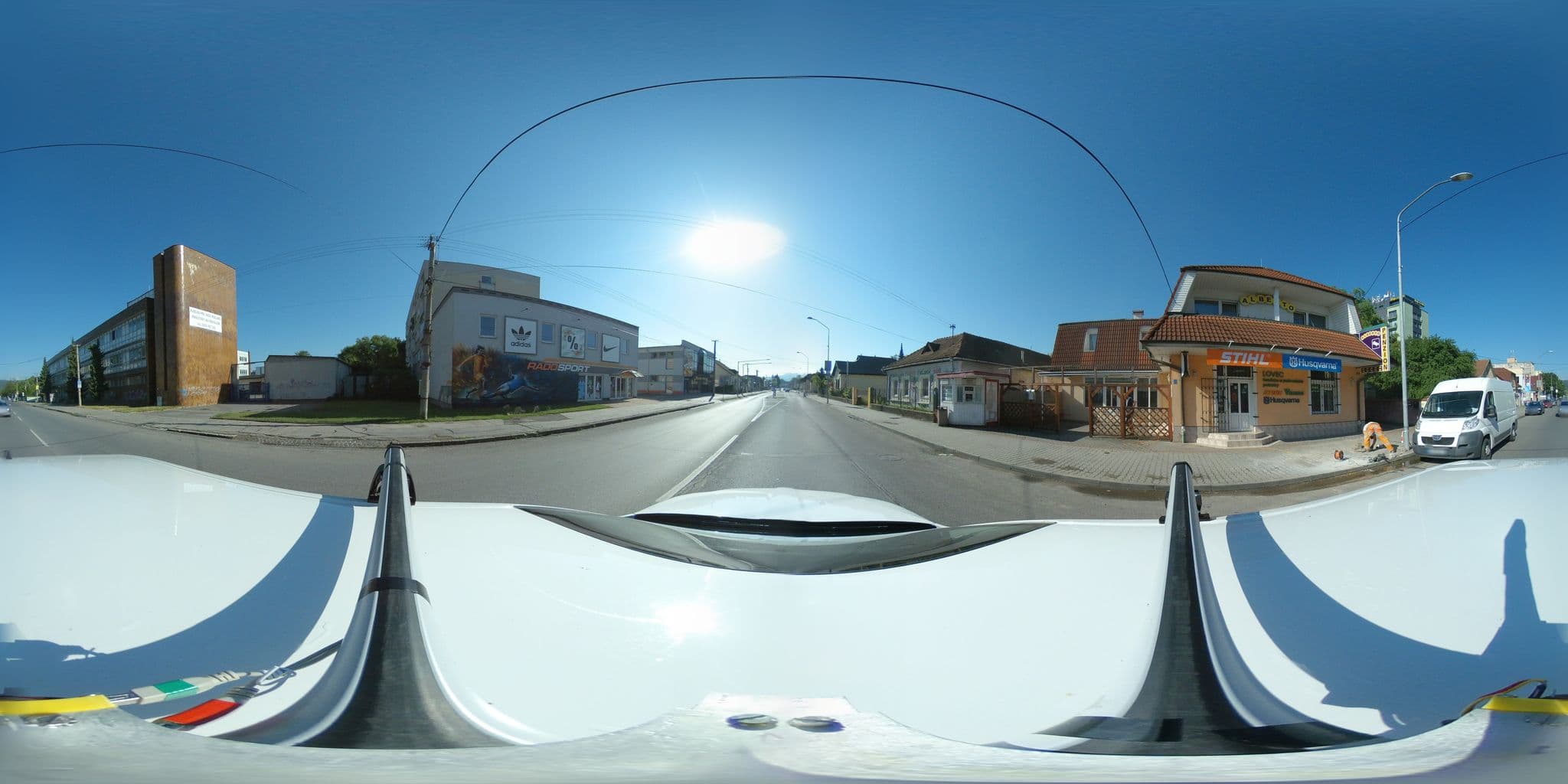 Street view near Penzión Alberto, Prievidza — © kayle (CC BY-SA · Mapillary)