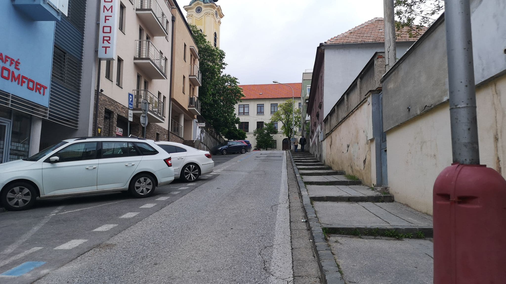 Street view near Hotel Comfort, Nitra — © moon4 (CC BY-SA · Mapillary)