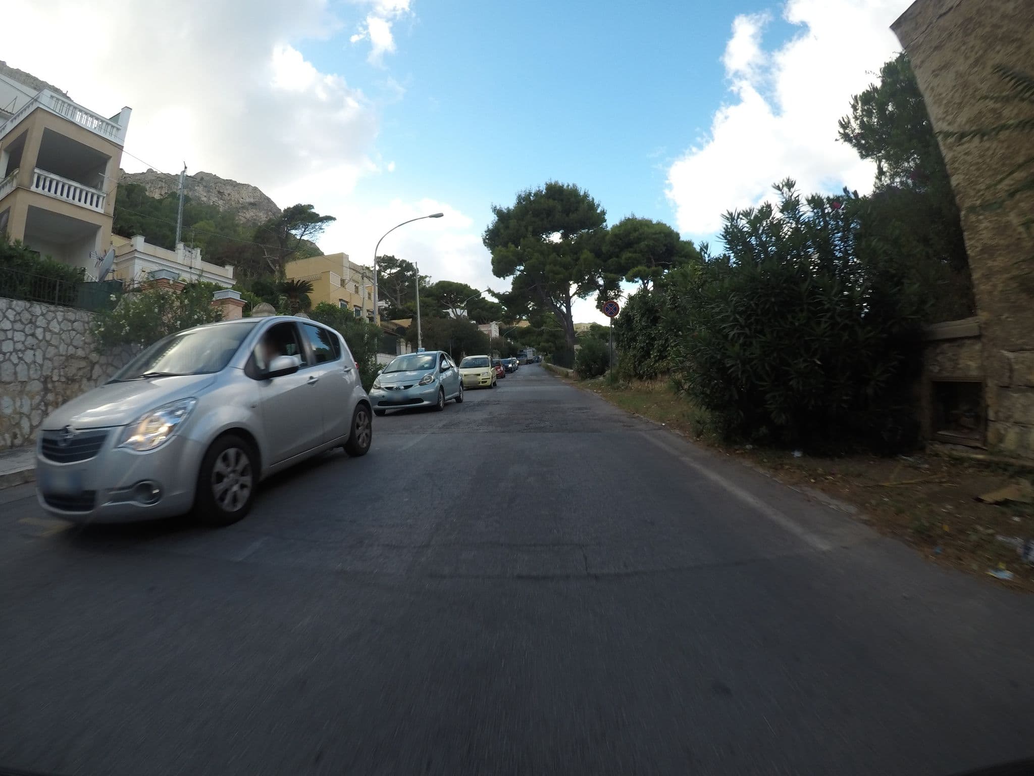 Street view near YHA Ostello di Palermo- Baia del Corallo, Sferracavallo — © chrisbeddow (CC BY-SA · Mapillary)